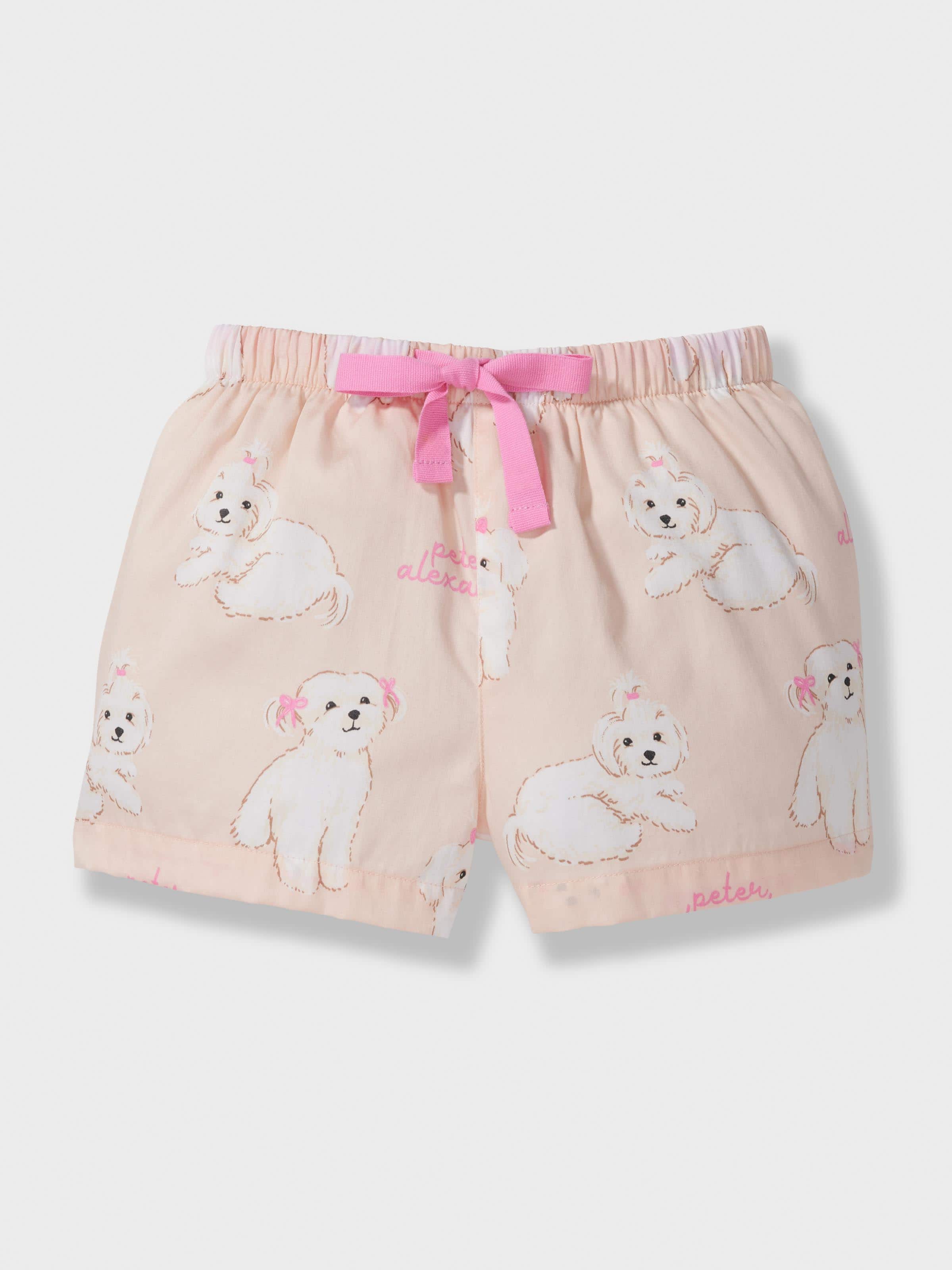 Jnr Girls Maltese Short Pj Set
