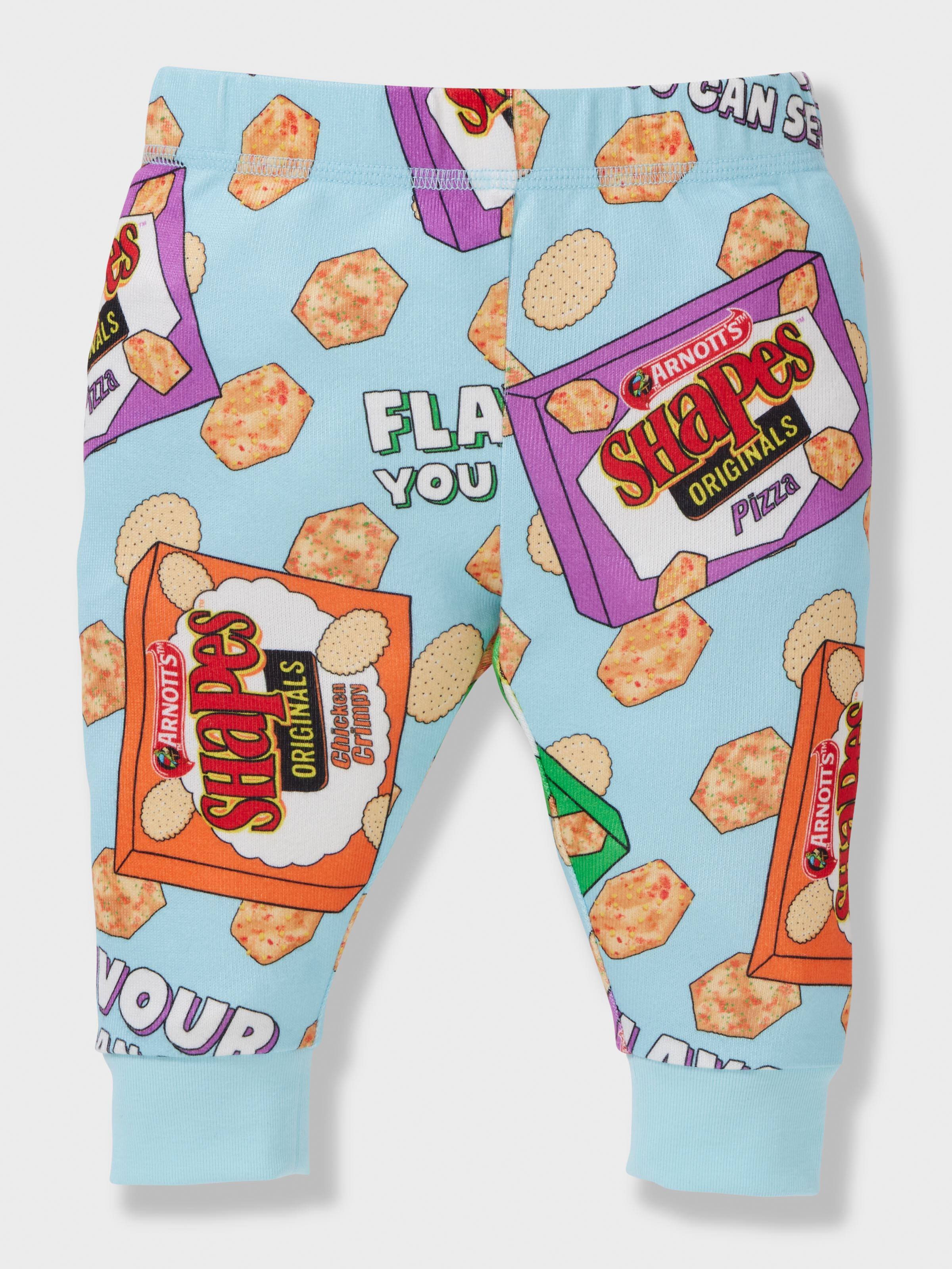 Baby Arnott's Shapes Plush Long Pj Set