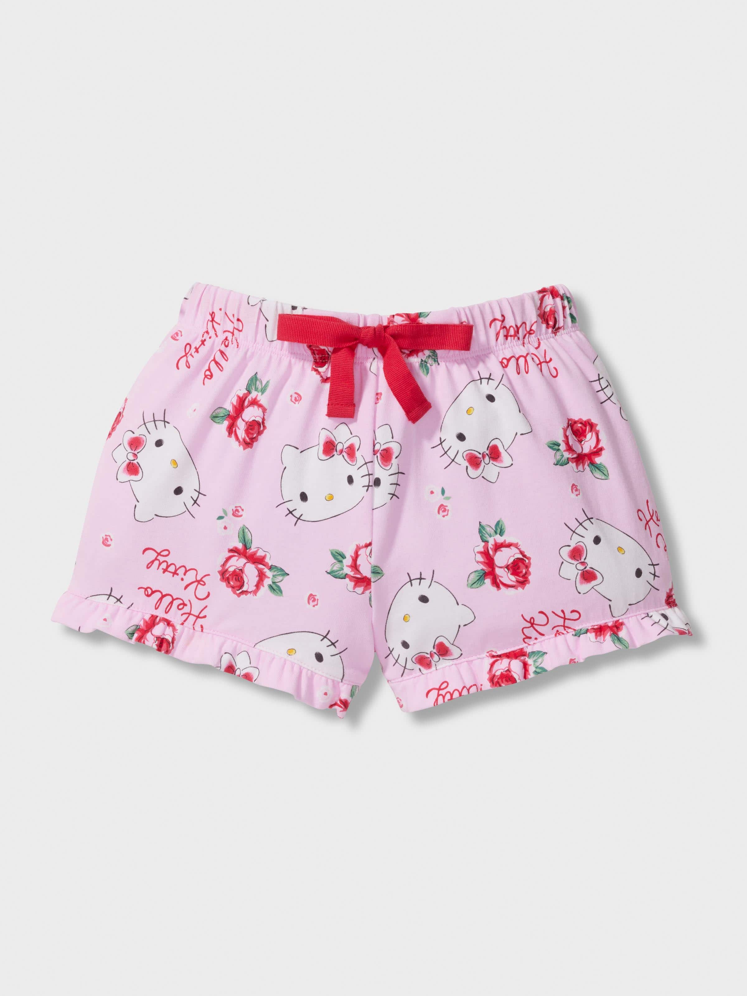Girls Hello Kitty Short Pj Set