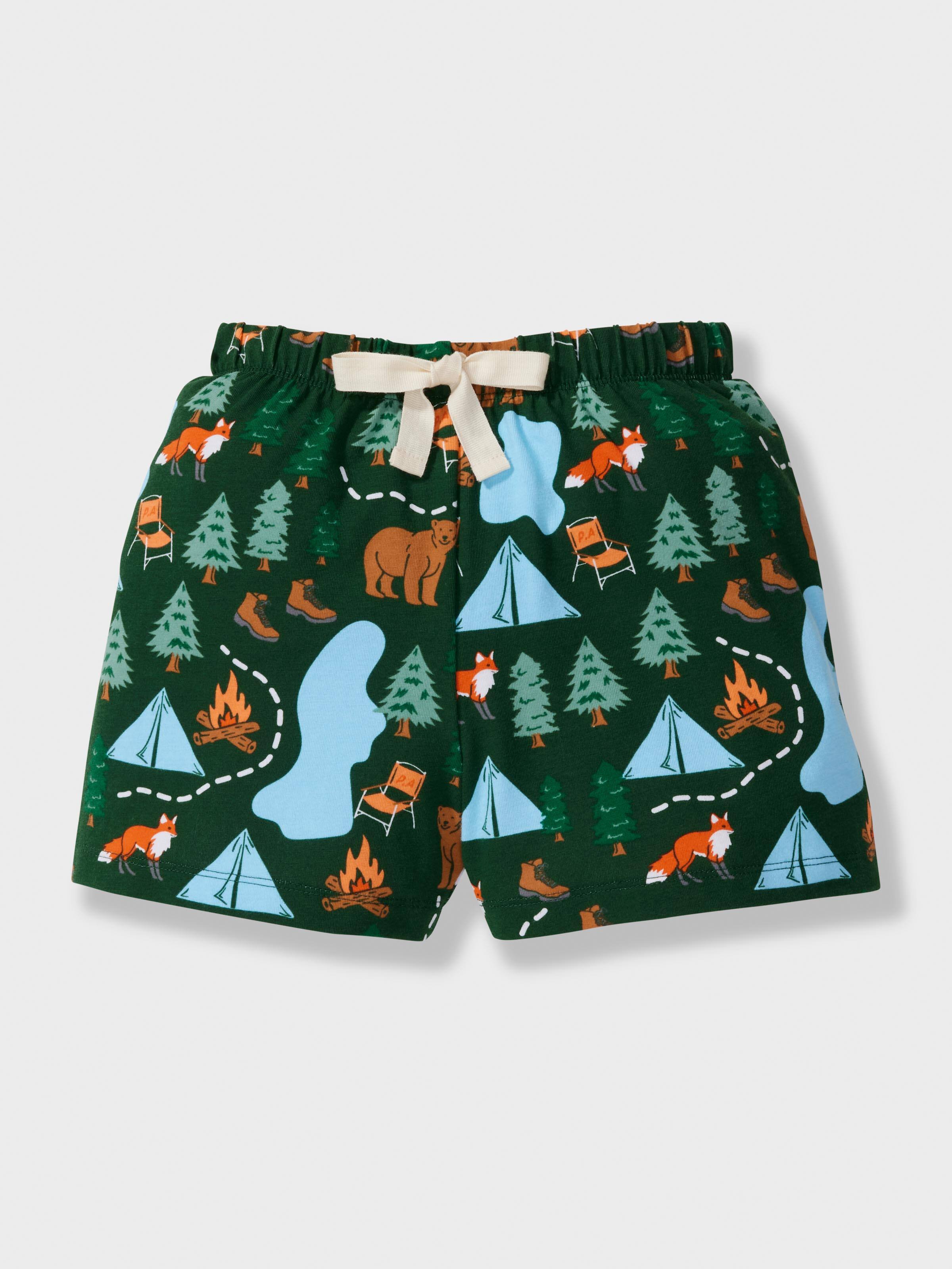 Jnr Boys Camping Short Pj Set