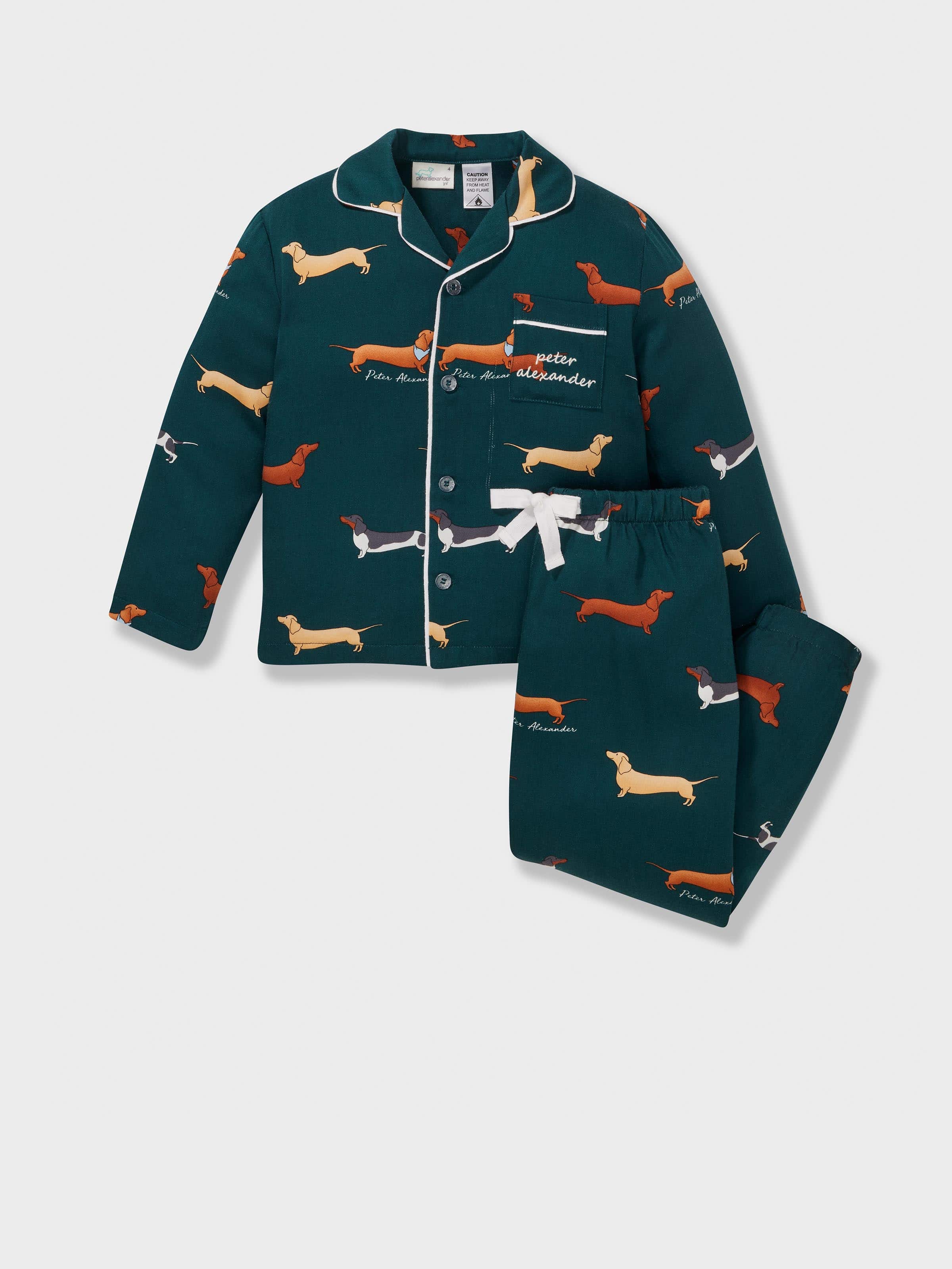 Jnr Boys Dachshund Long Classic Pj Set