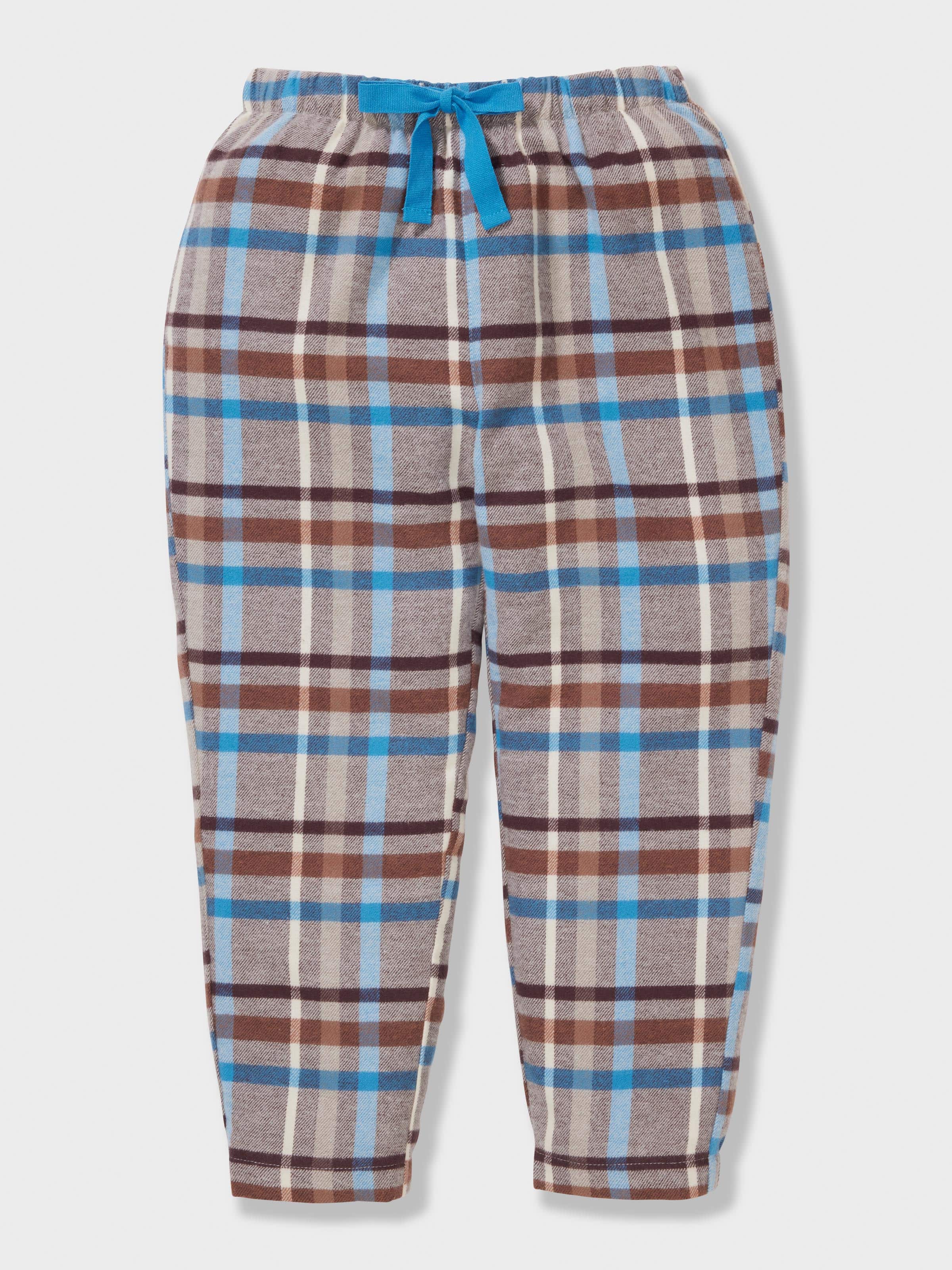 Jnr Boys Grandpa Check Long Pj Set