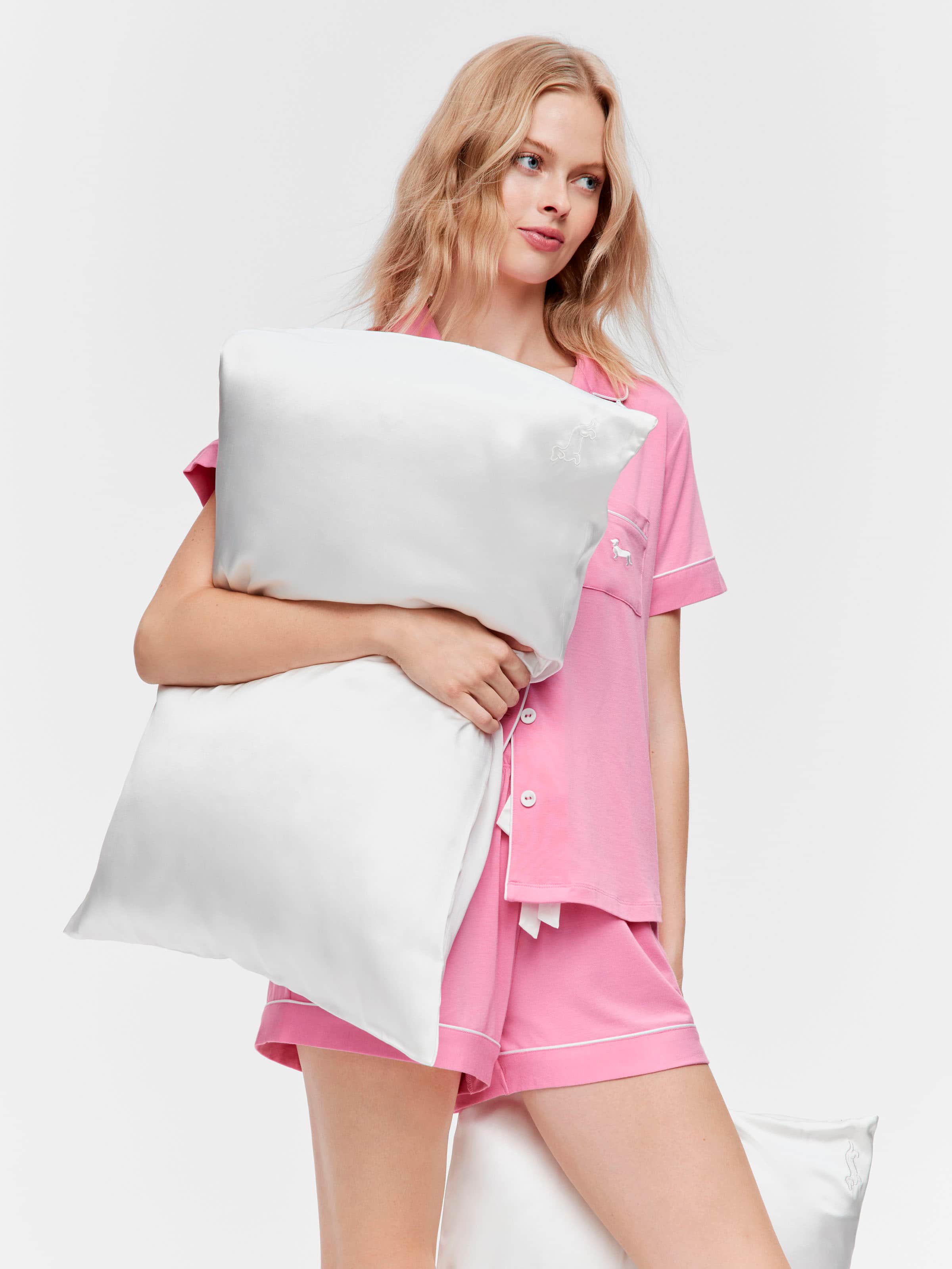 Image for White Mulberry Silk Pillowcase 2 Pack from Peter Alexander