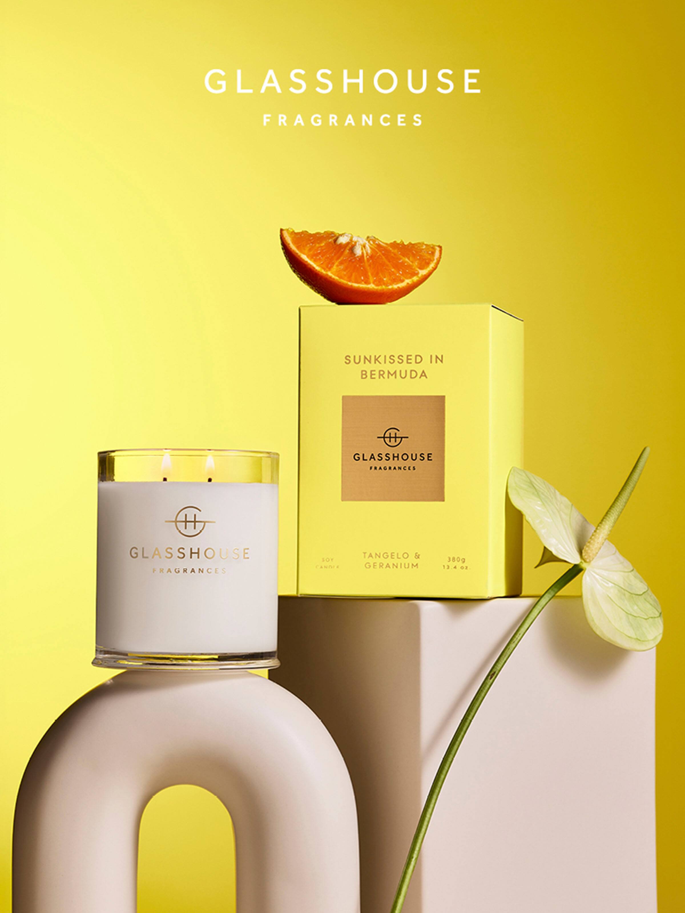 Glasshouse Fragrances Soy Candle 380G