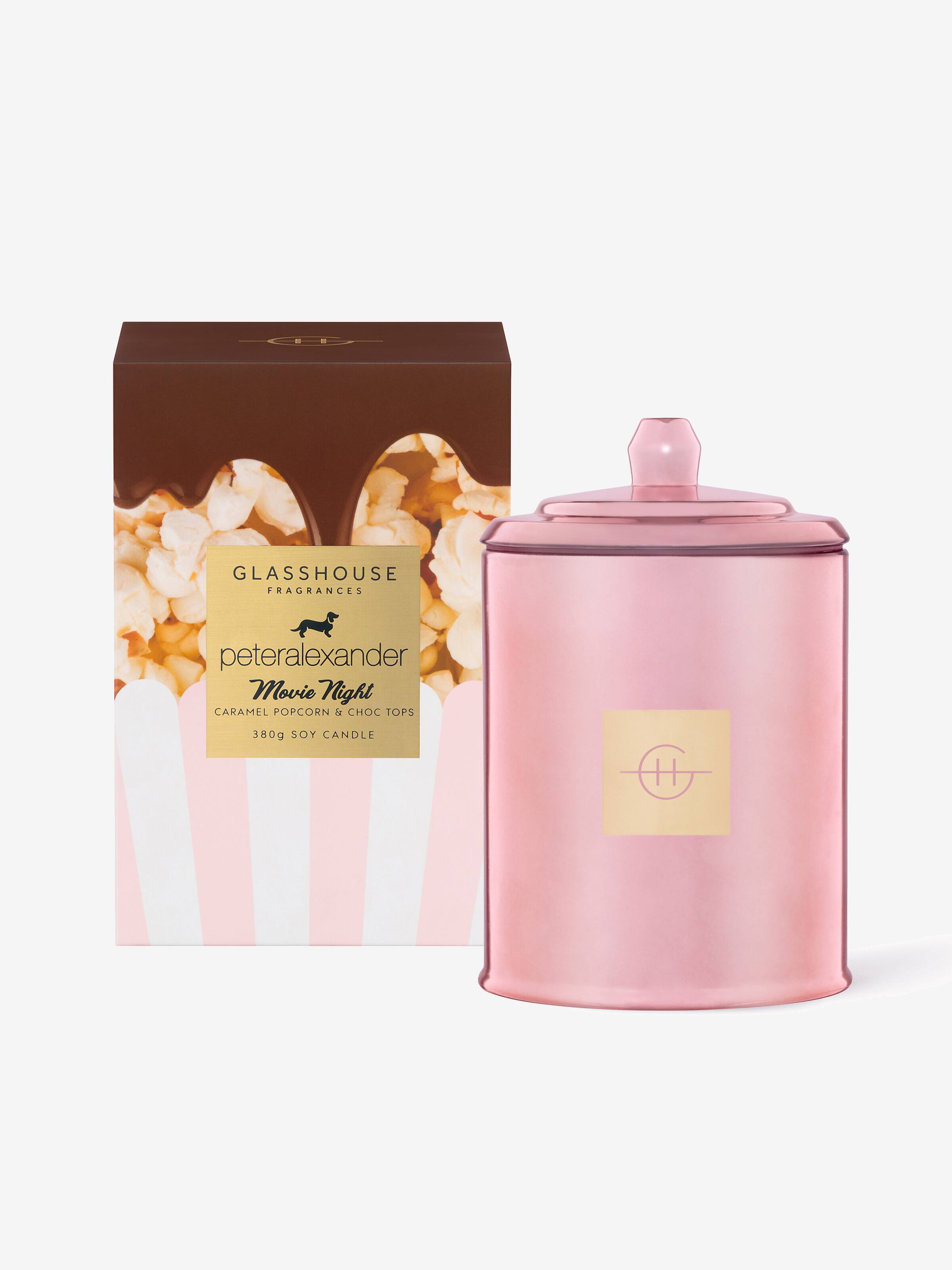 Glasshouse Fragrances Movie Night Candle 380G
