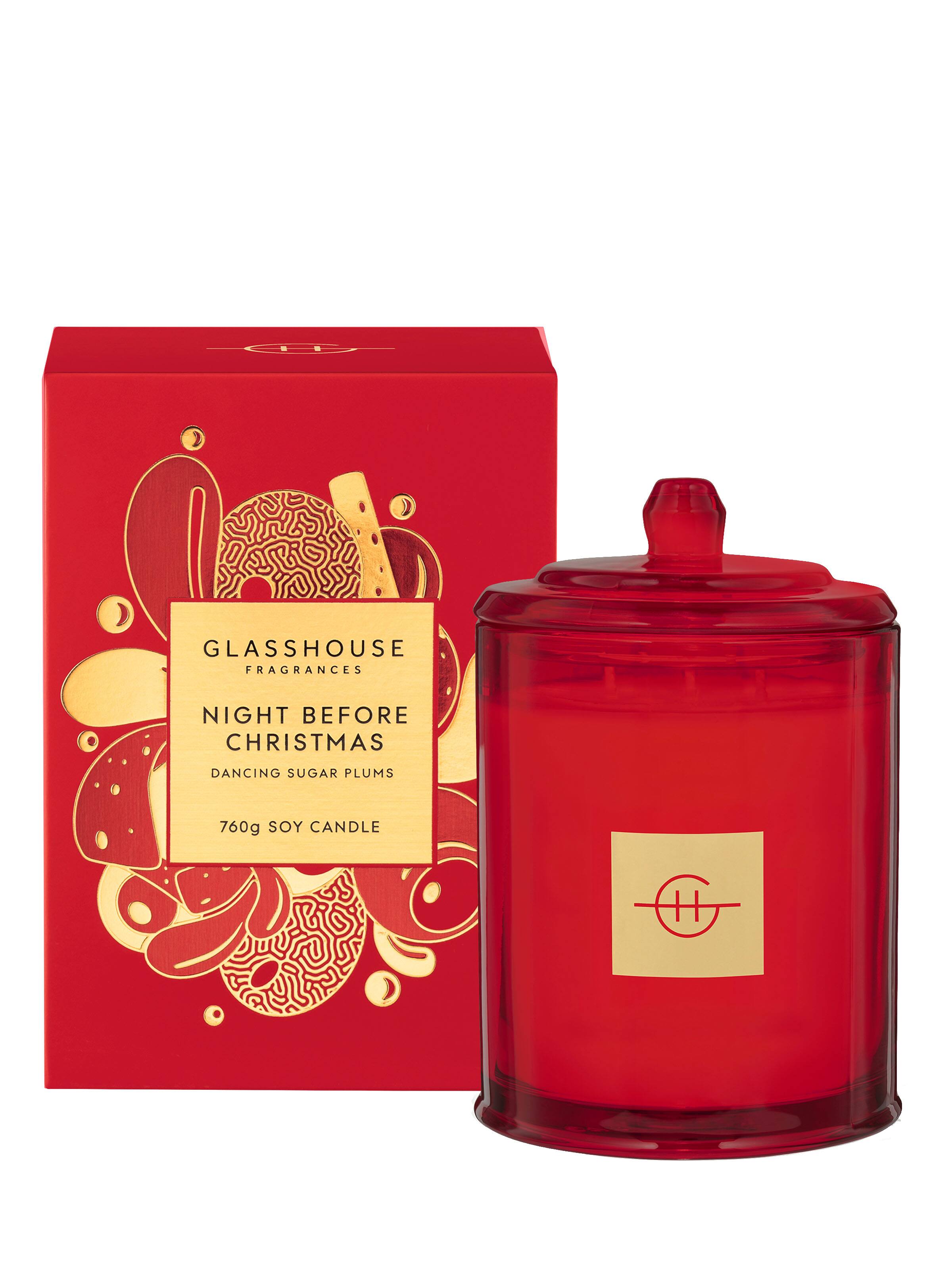 Glasshouse Fragrances Limited Edition Night Before Christmas Candle 760g Peter Alexander Online