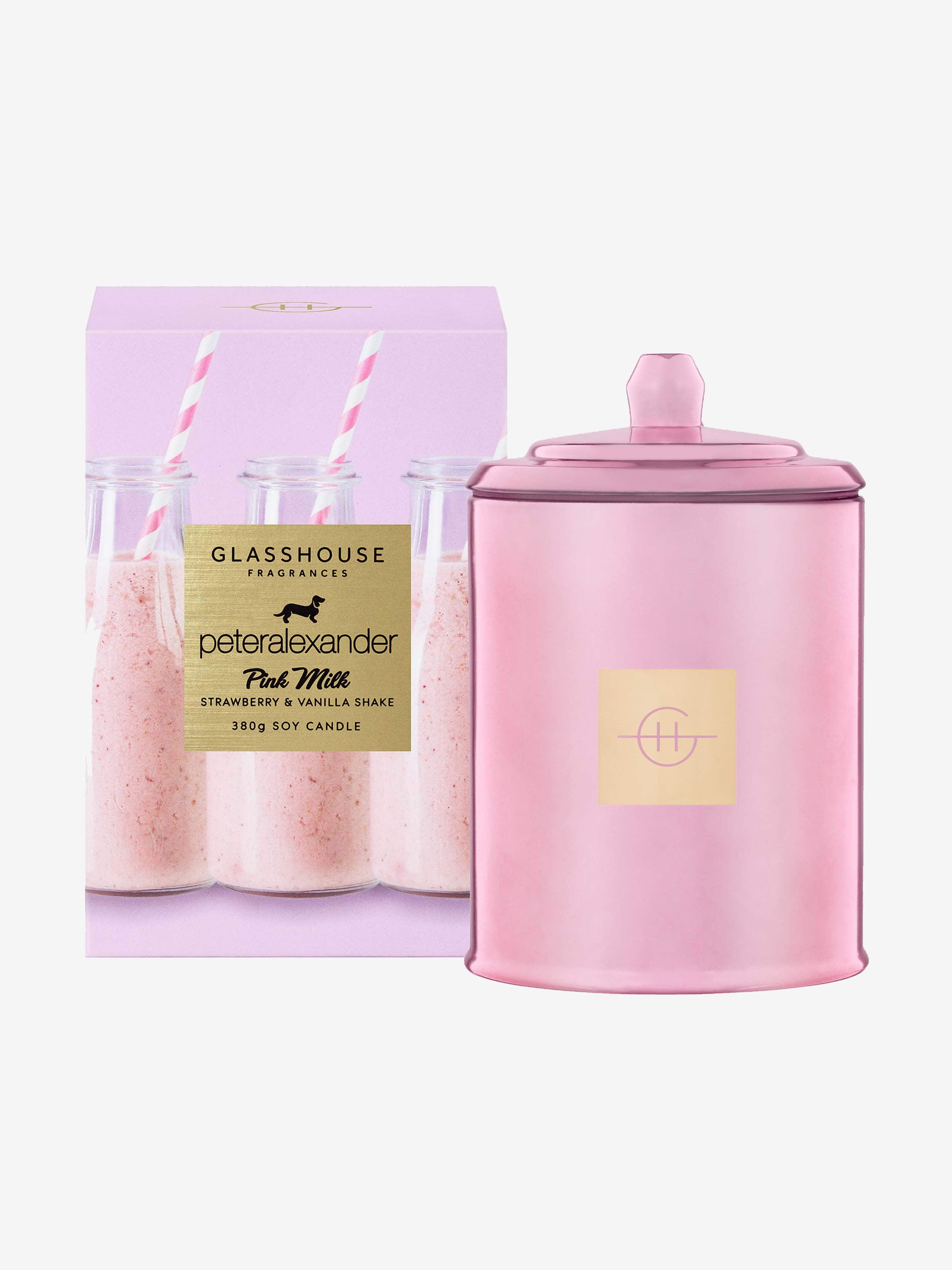 Glasshouse Fragrances Pink Milk Candle 380G