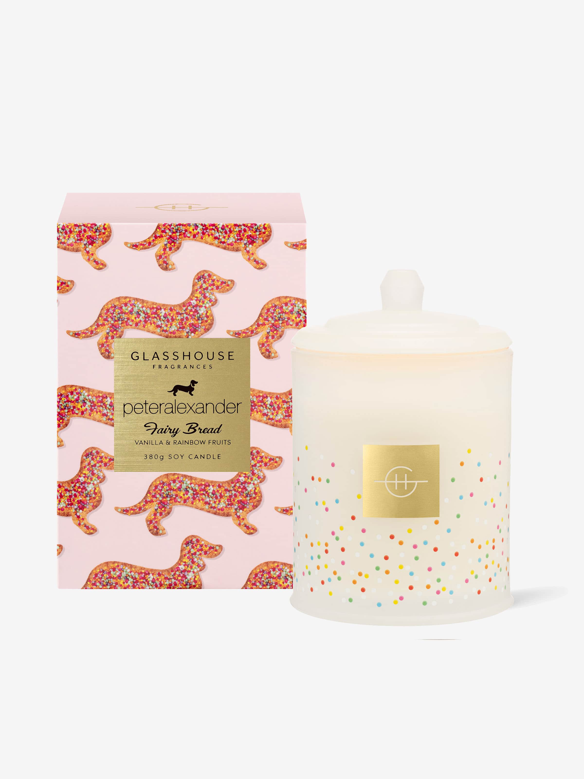 Glasshouse Fragrances Fairy Bread 380G Candle