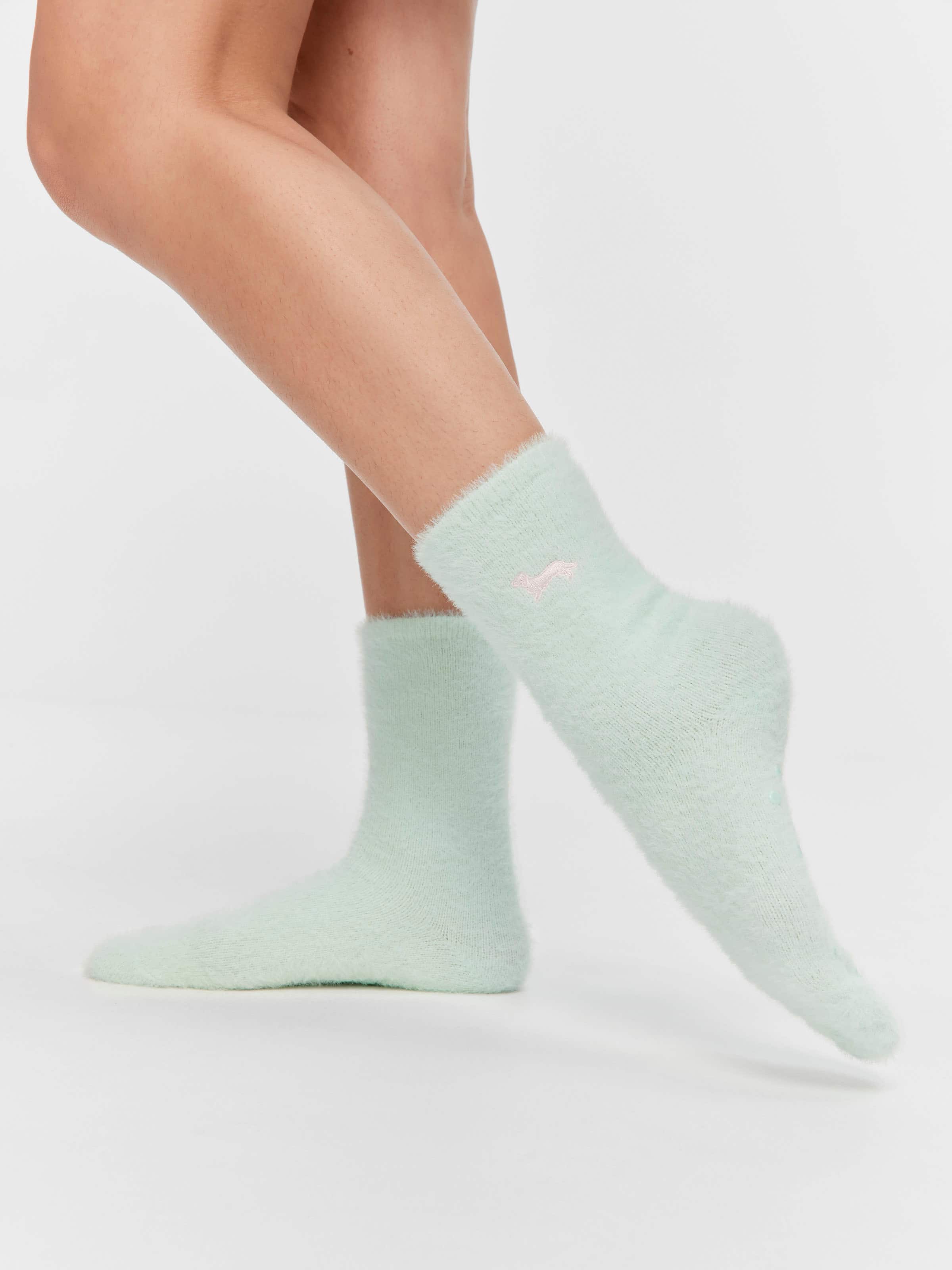 Soft Green Mink Sock