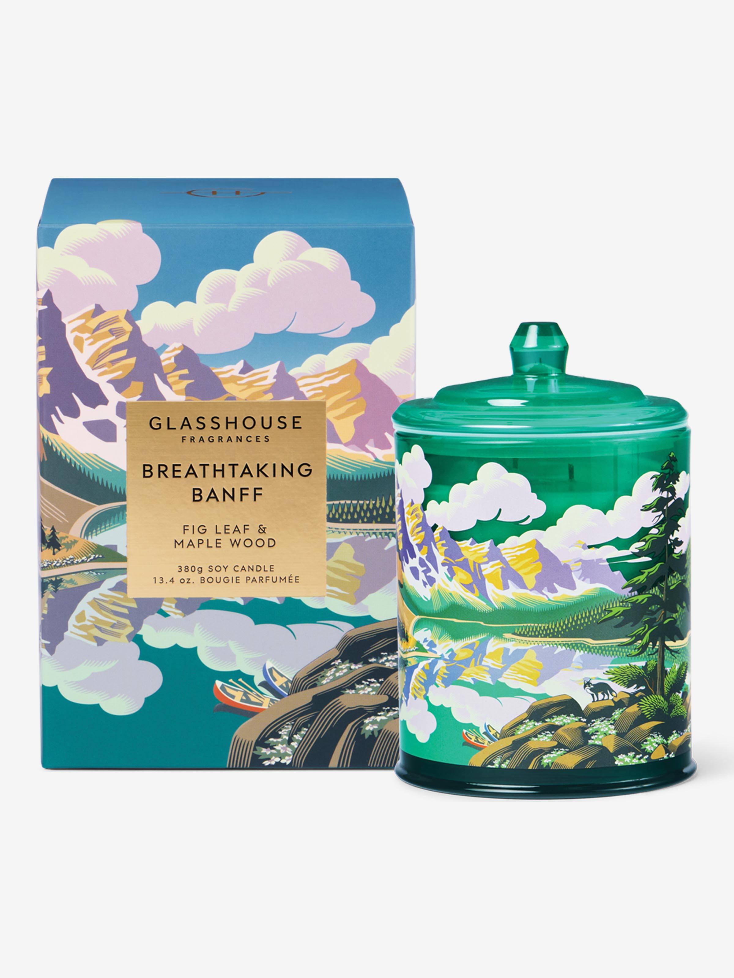 Glasshouse Fragrances Limited Edition Breathtaking Banff 380G Candle