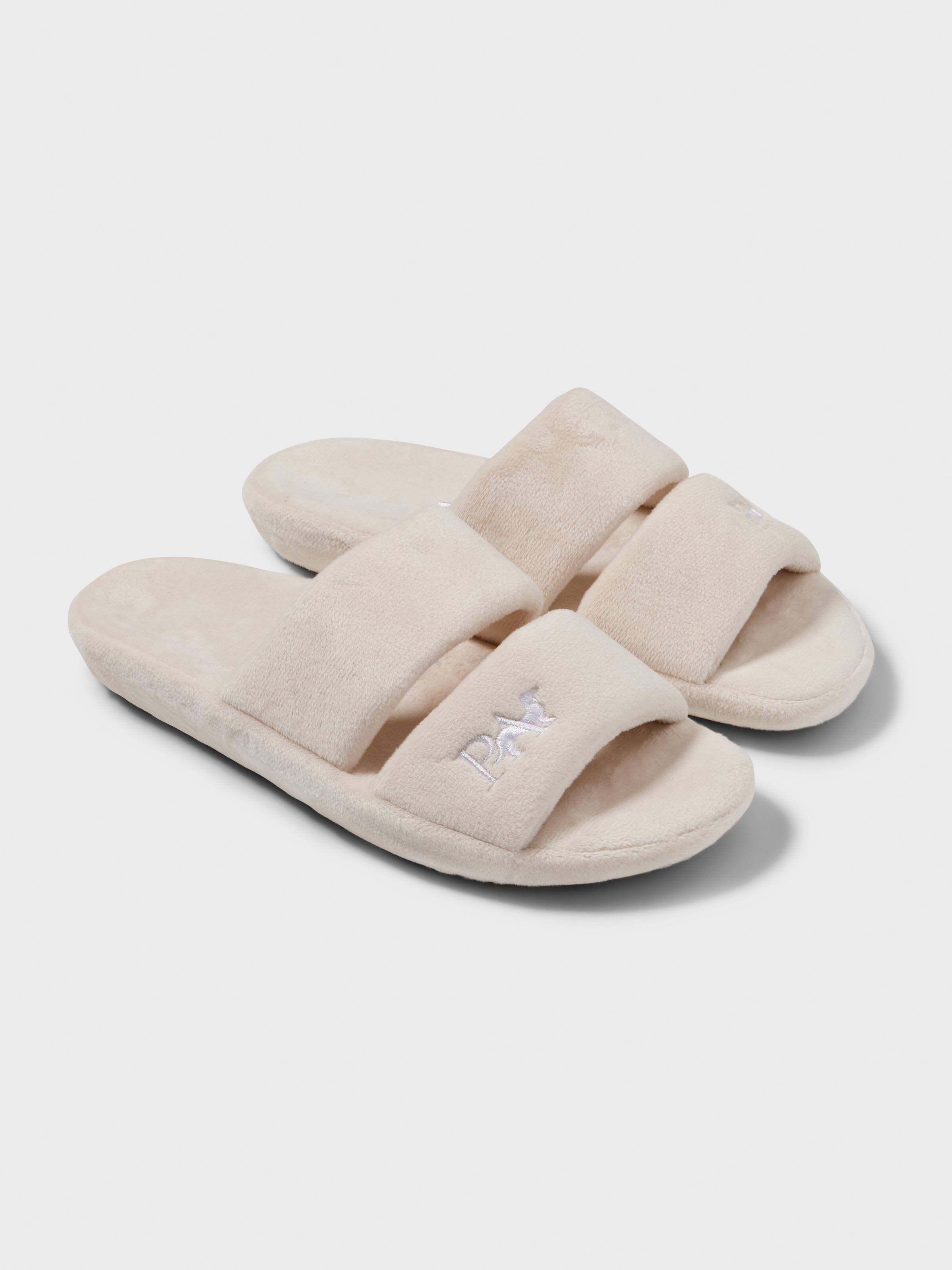Plush Twin Strap Slide