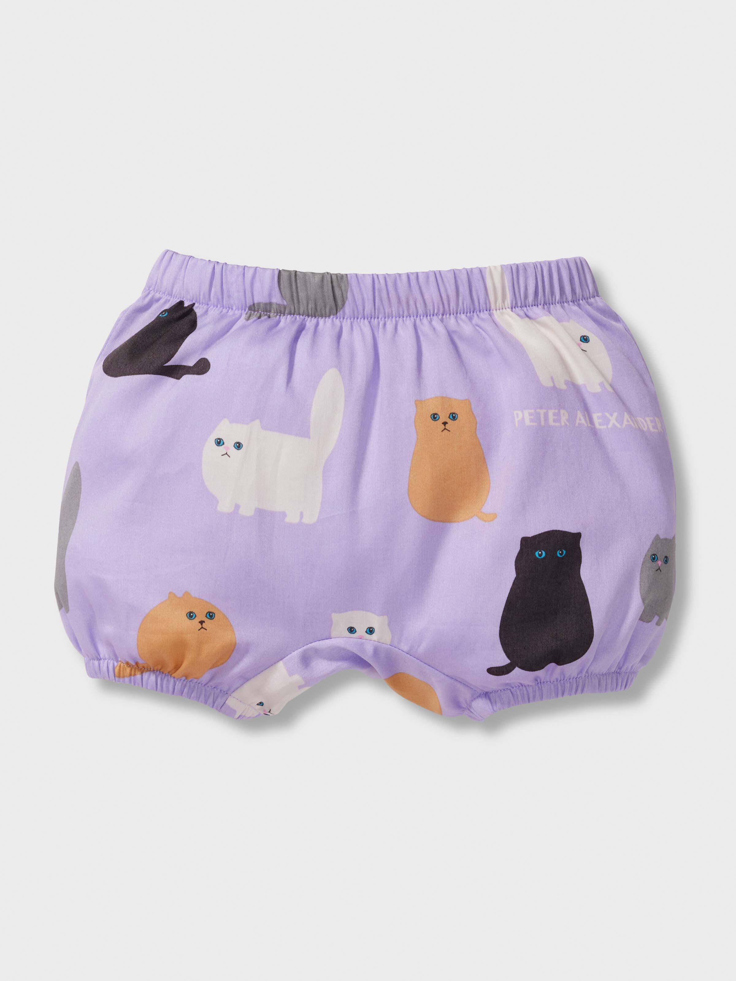 Baby Kitty Print Short Pj Set