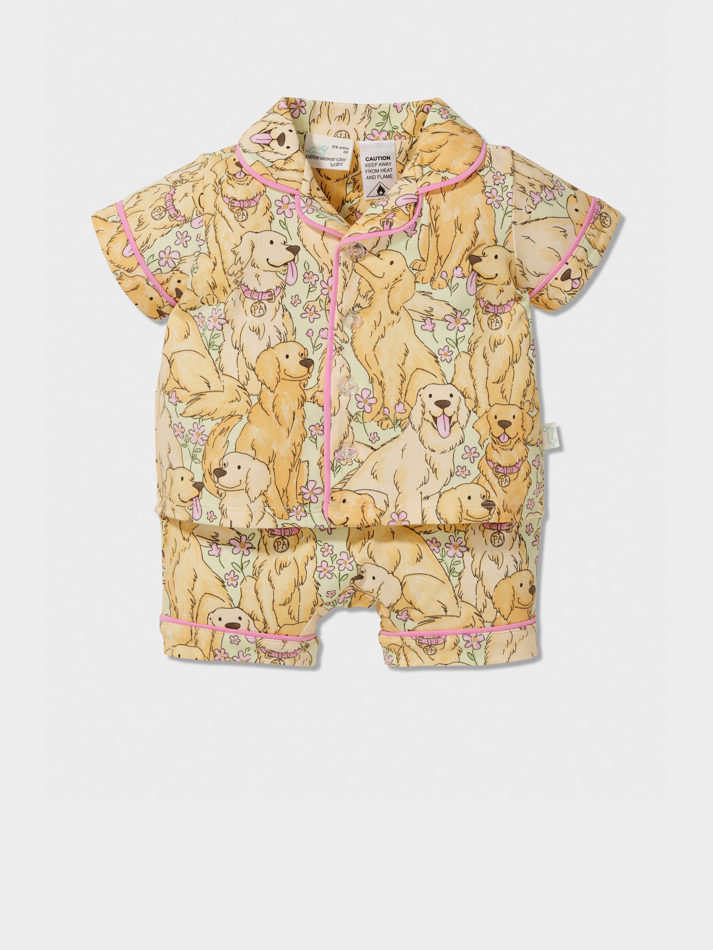 Image for Baby Golden Retriever Classic Pj Set from Peter Alexander