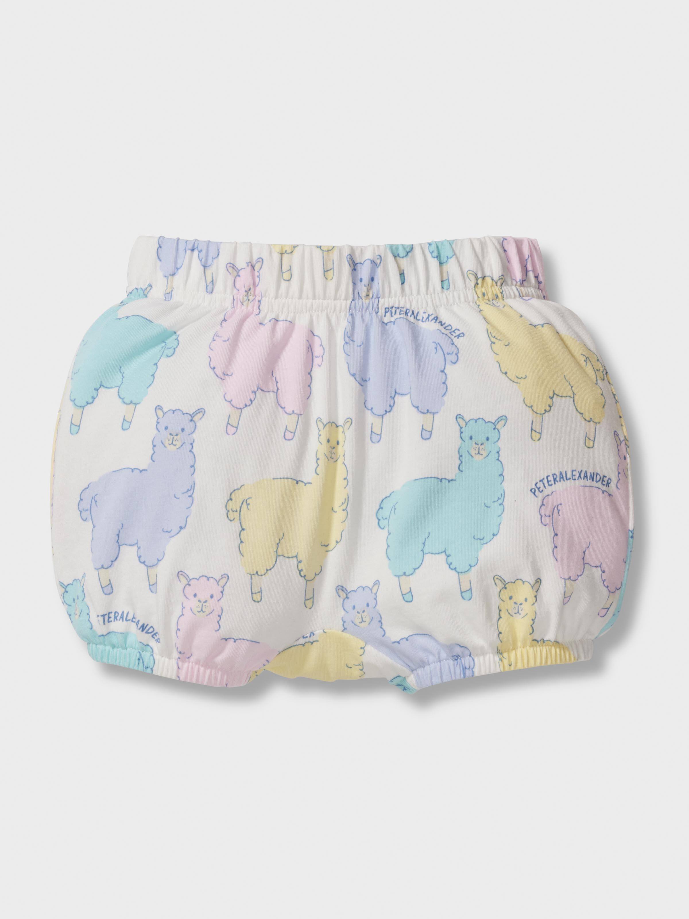 Baby Colourful Llama Short Pj Set