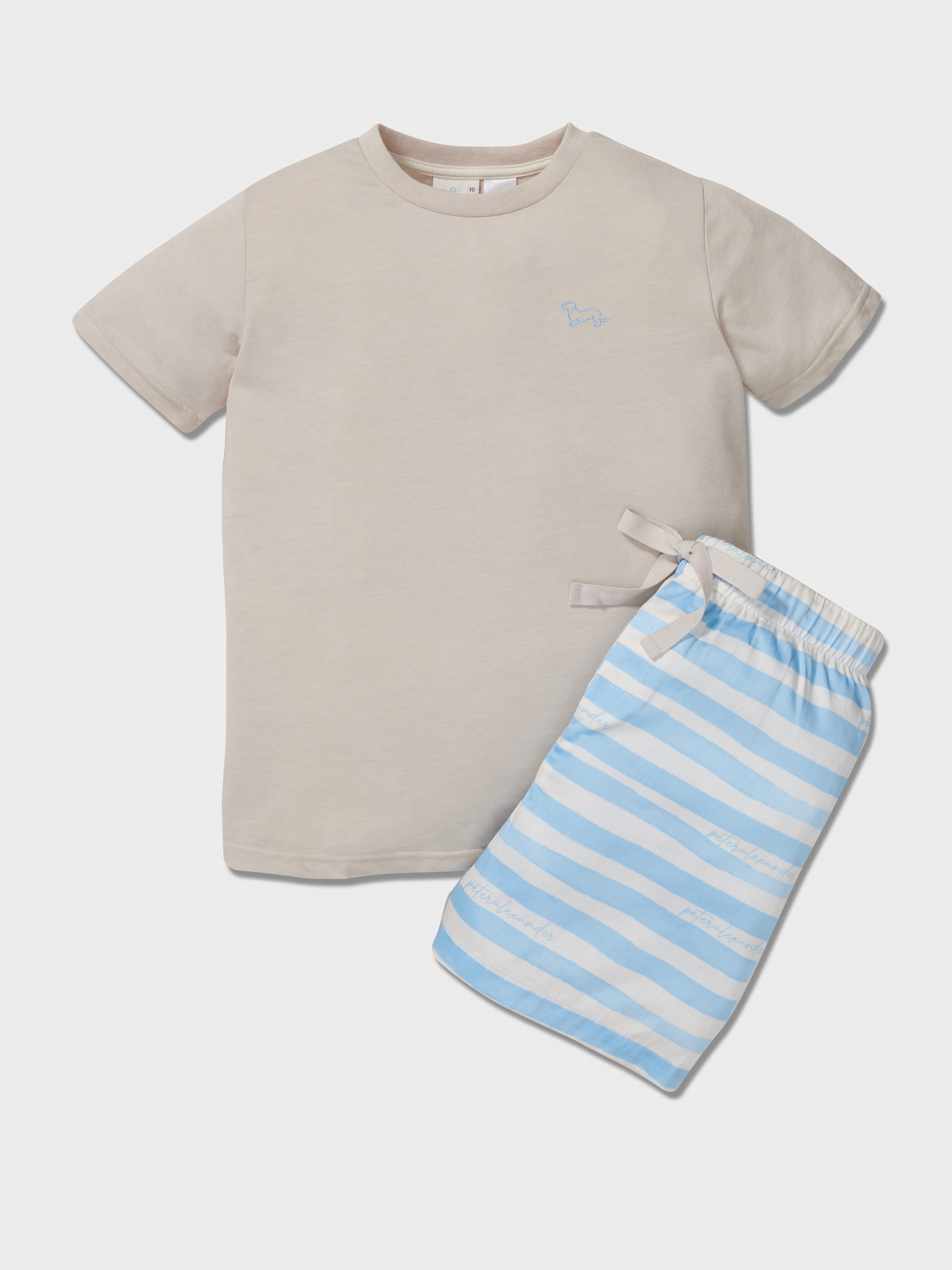 Image for Boys Blue Stripes Pj Set from Peter Alexander