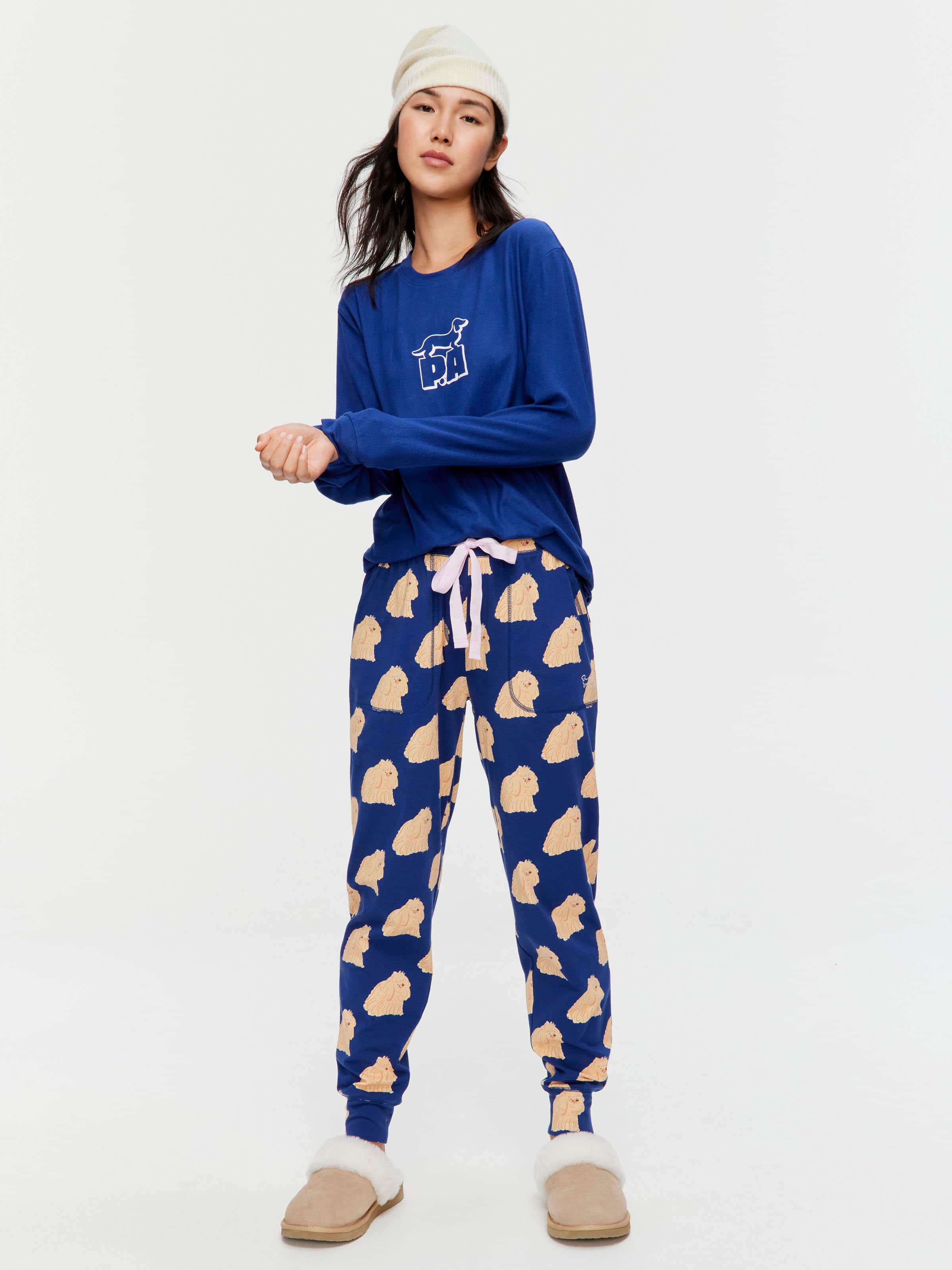 Navy Dog Easy Pj Pant