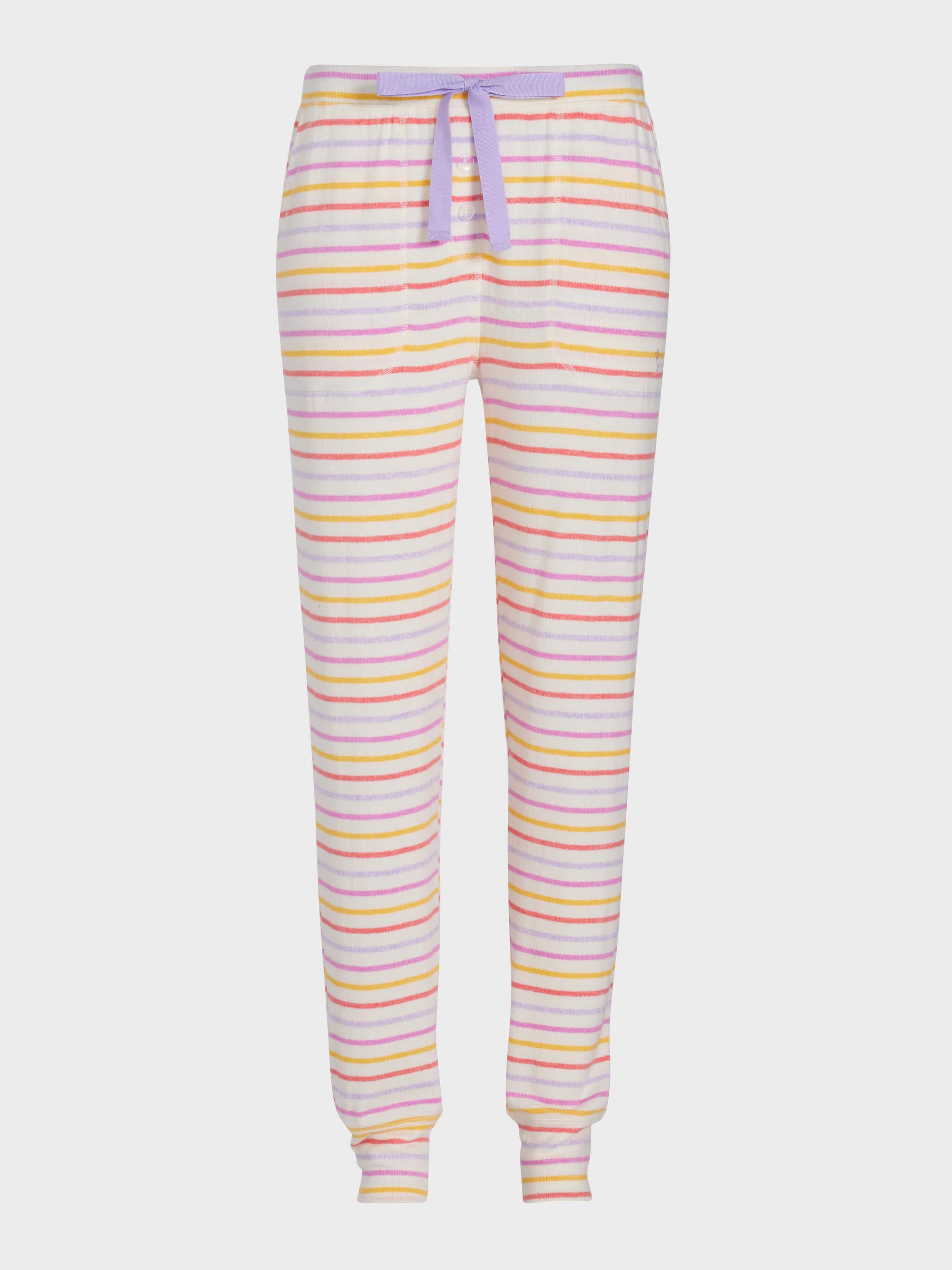 Image for Fuzzy Stripe Easy Pj Pant from Peter Alexander