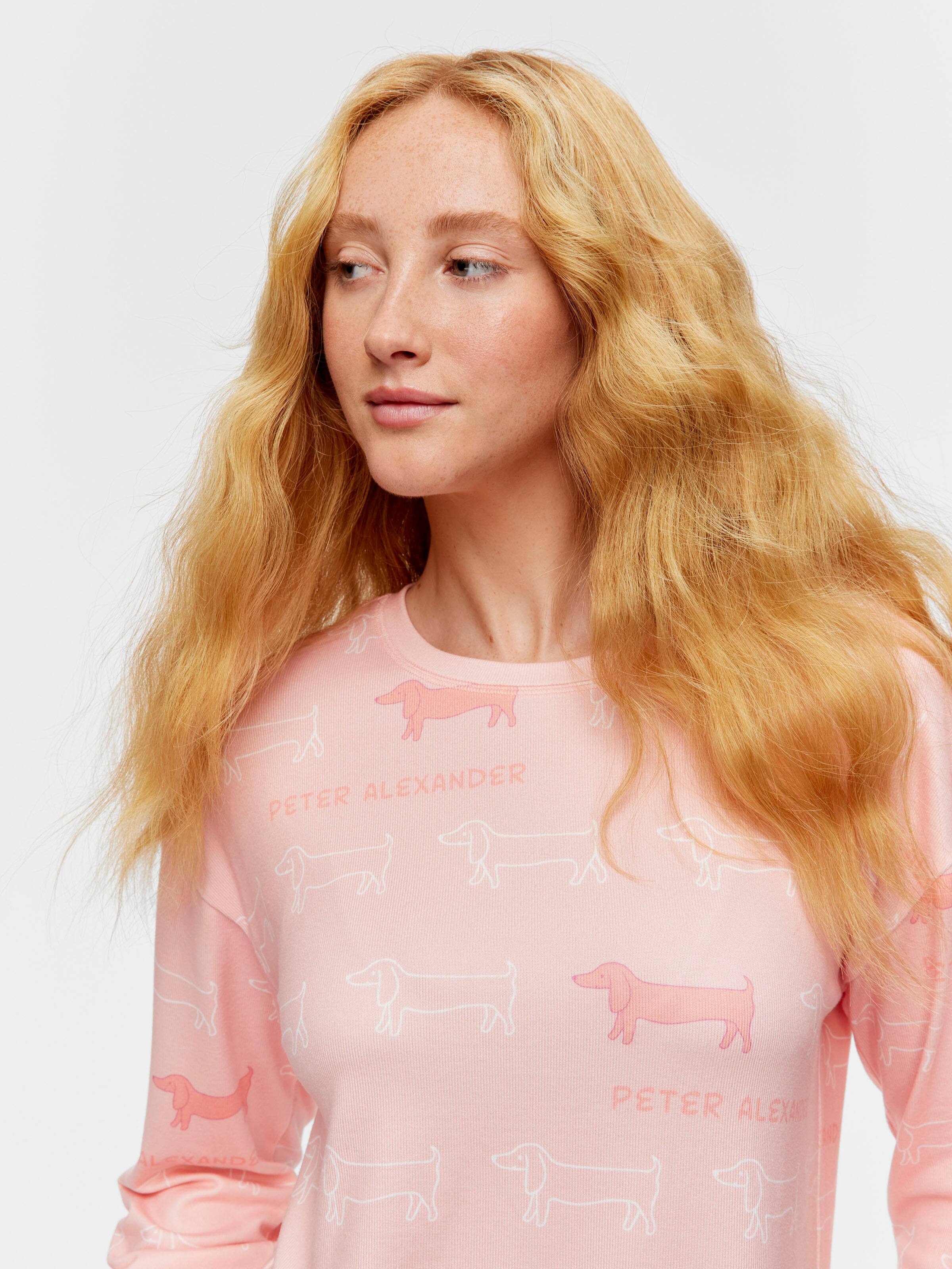 Plush Peach Penny Long Sleeve Top