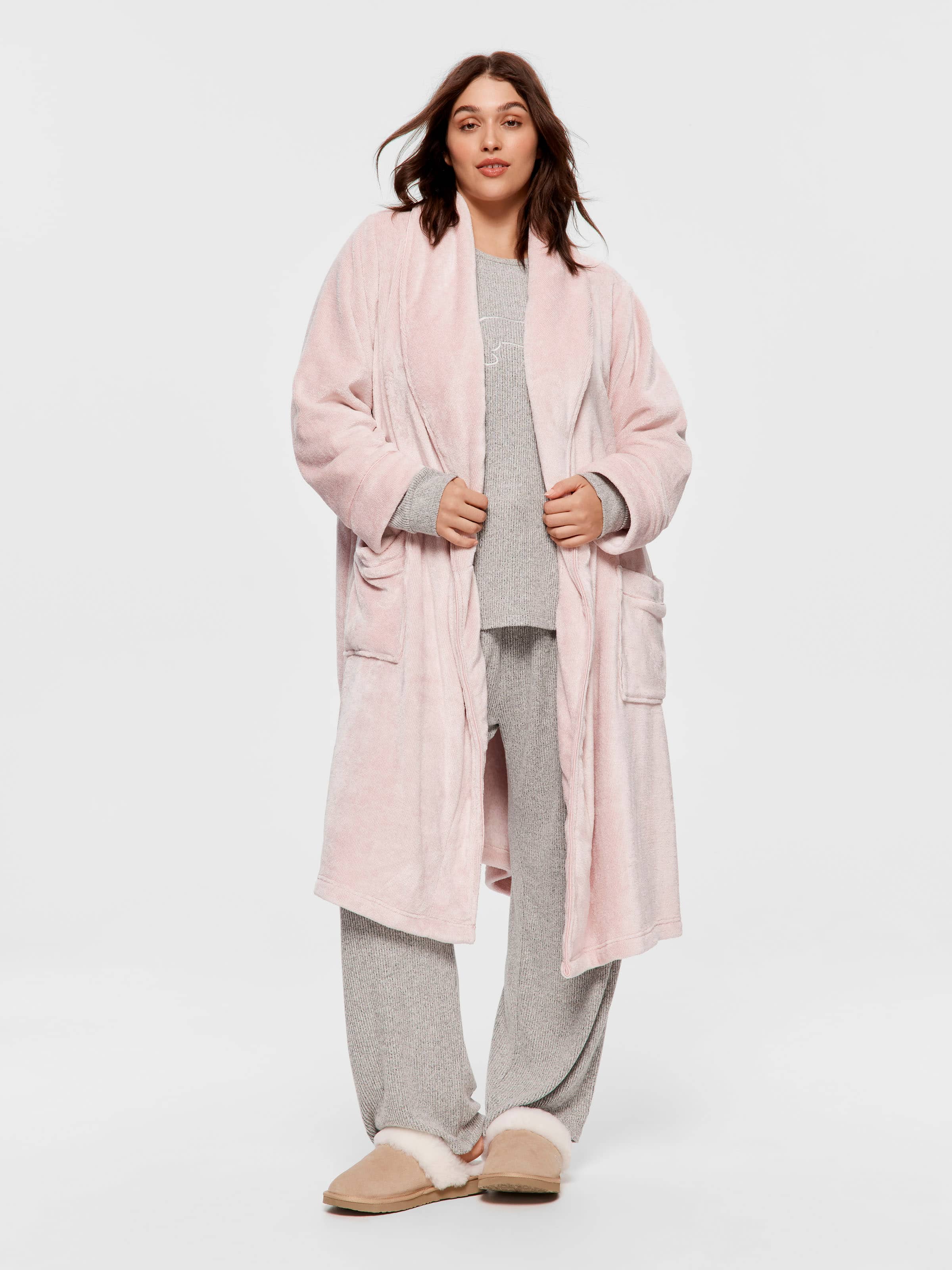 Image for P.A. Plus Pink Stripe Fashion Gown from Peter Alexander