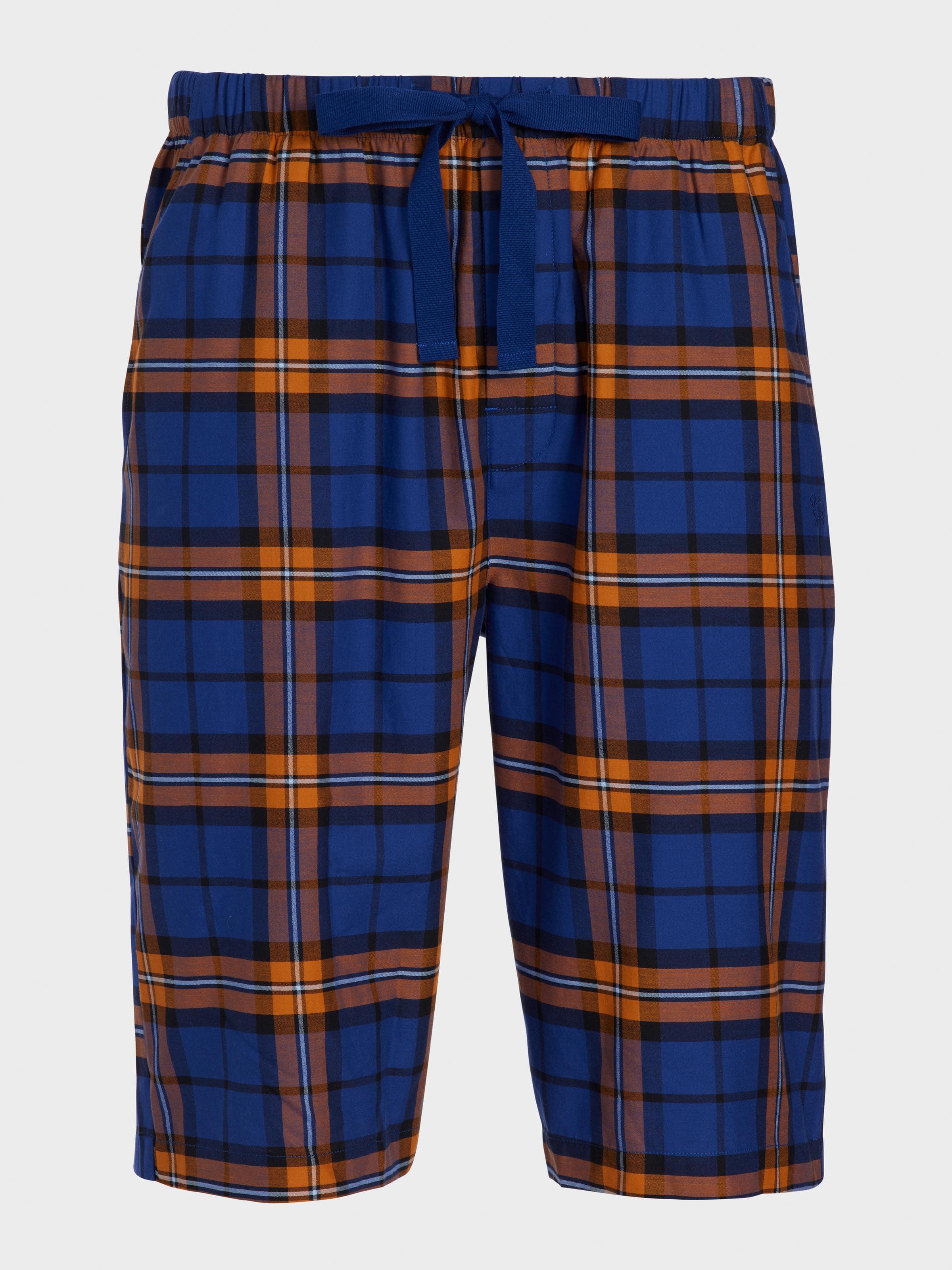 Image for Navy Check Long Short from Peter Alexander