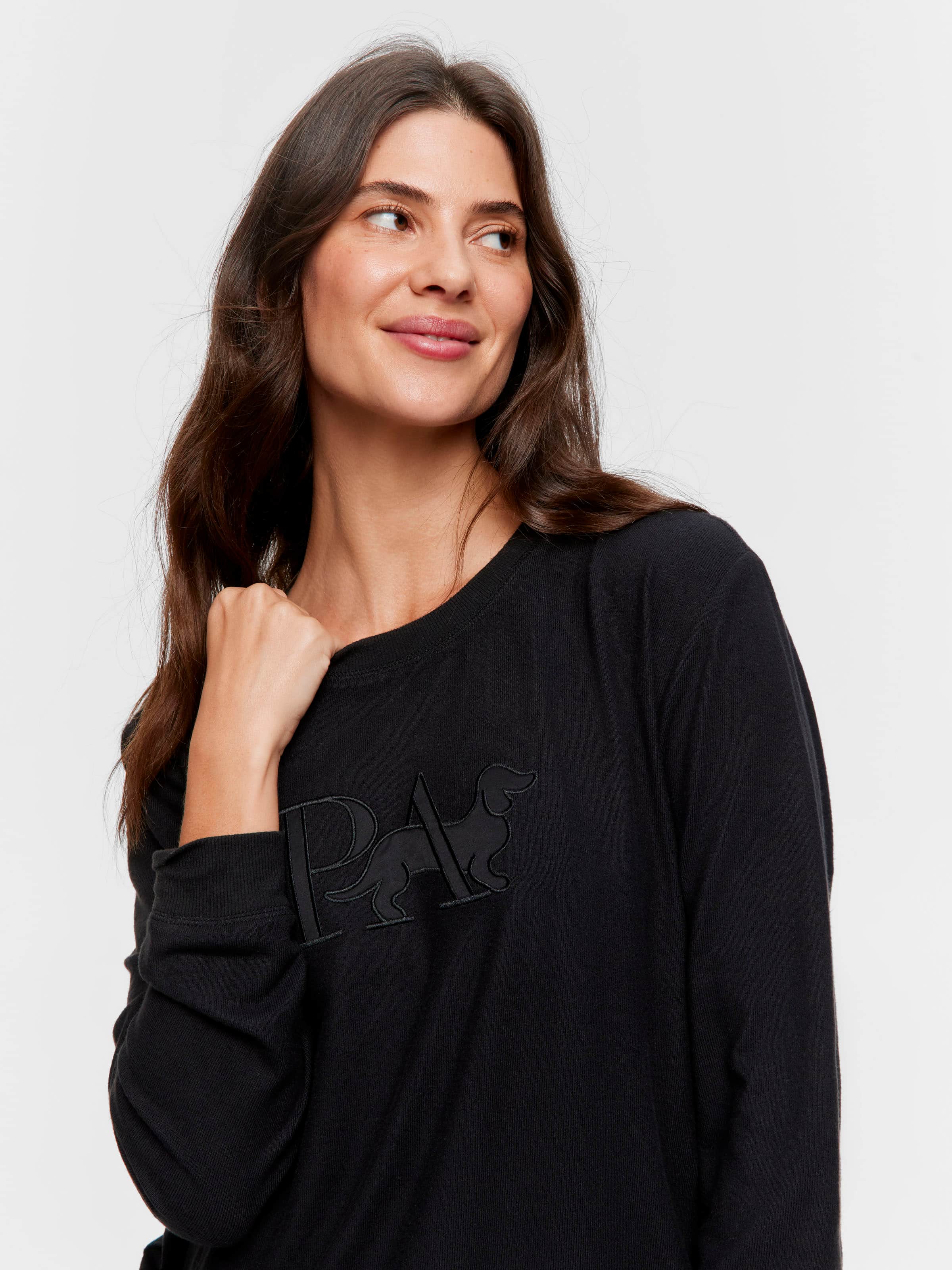 Image for Black Plush Sweater from Peter Alexander