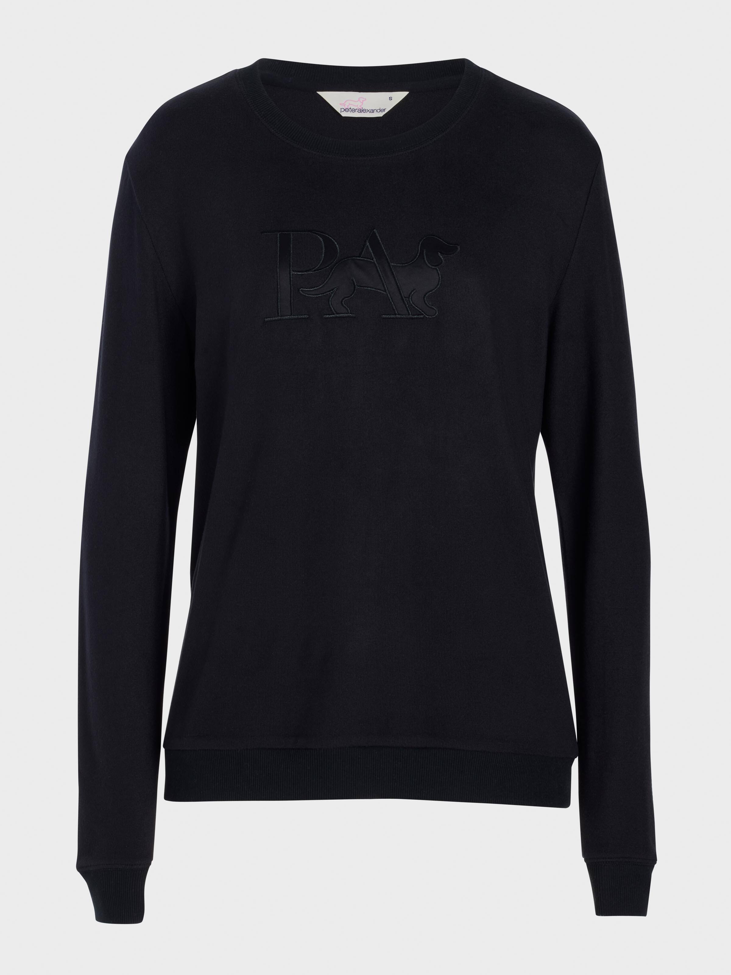 Image for Black Plush Sweater from Peter Alexander