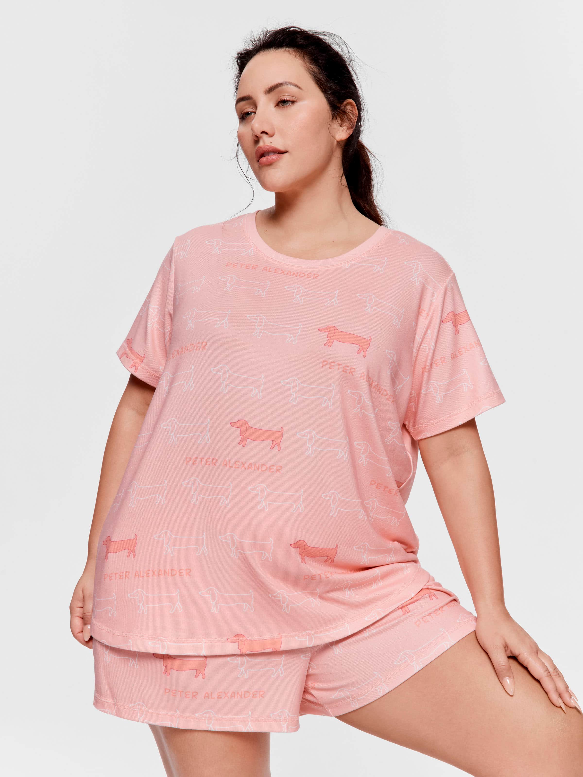 P.A. Plus Plush Peach Logo Tee