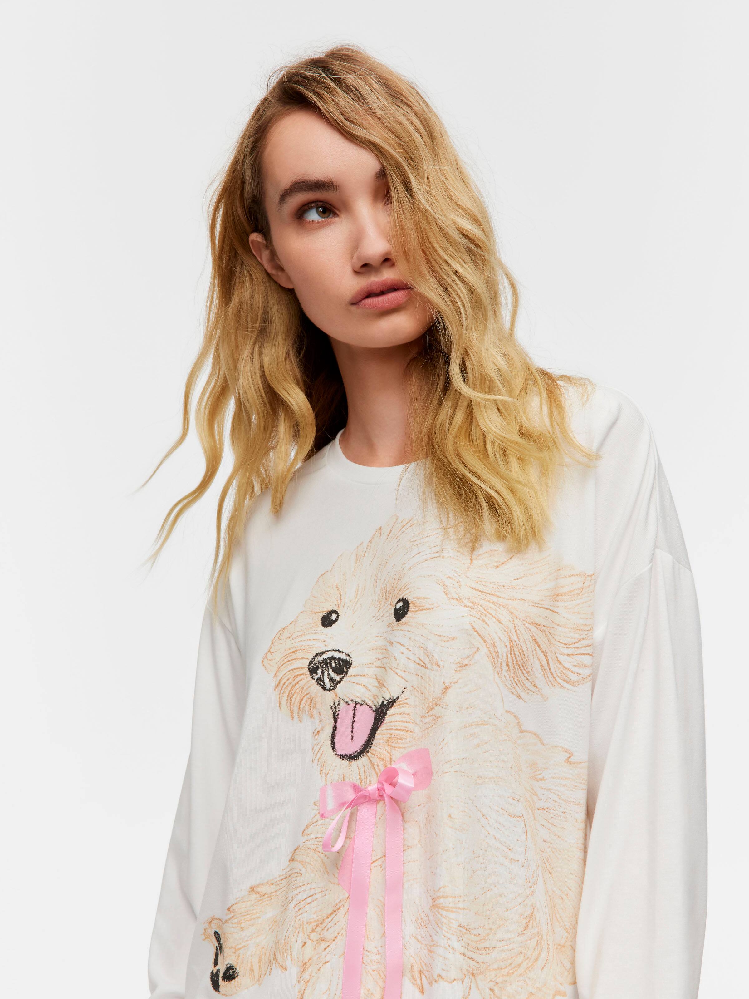 Groodle Oversized Long Sleeve Top