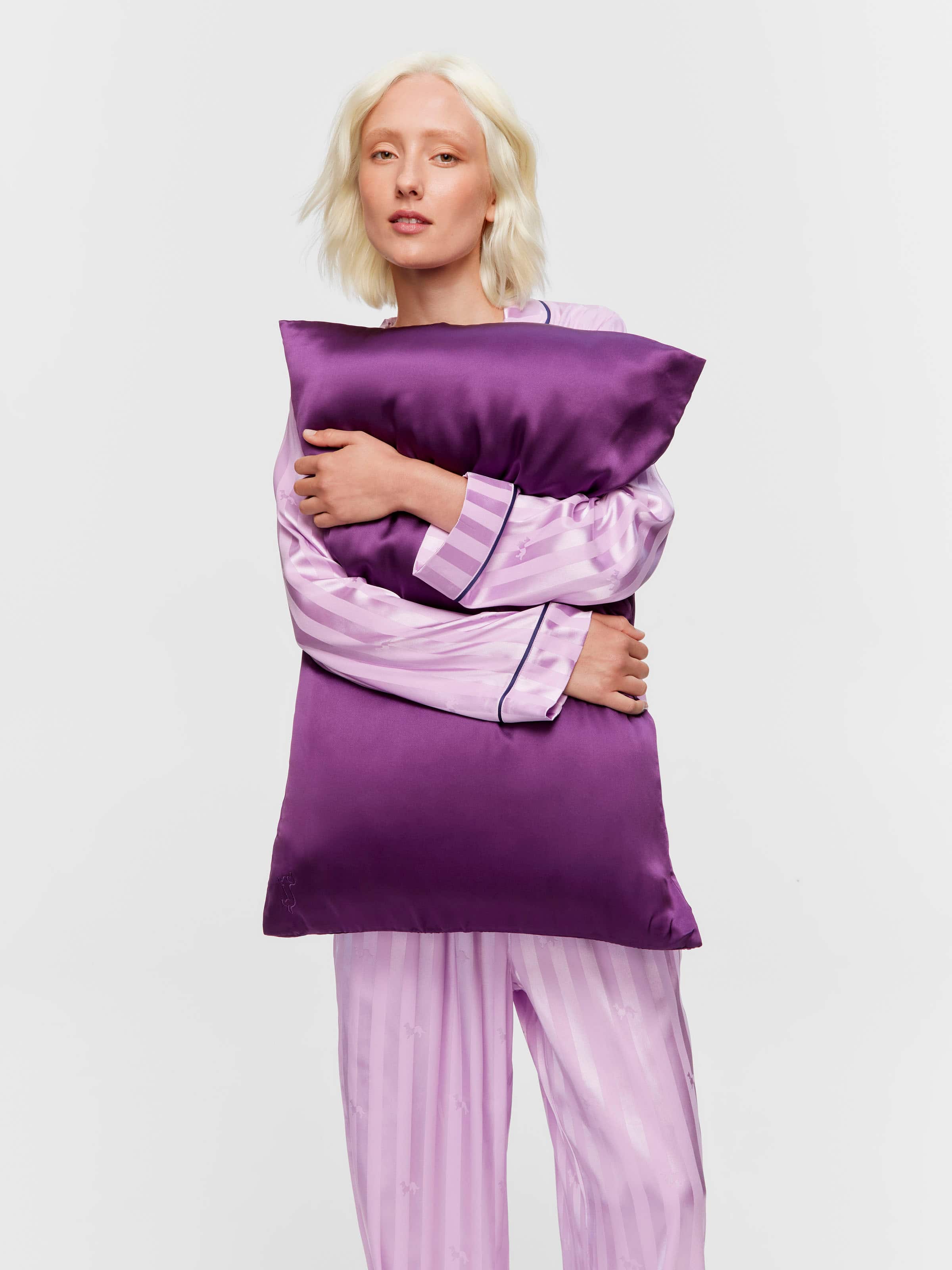 Image for Silk Plum Pillow Case from Peter Alexander