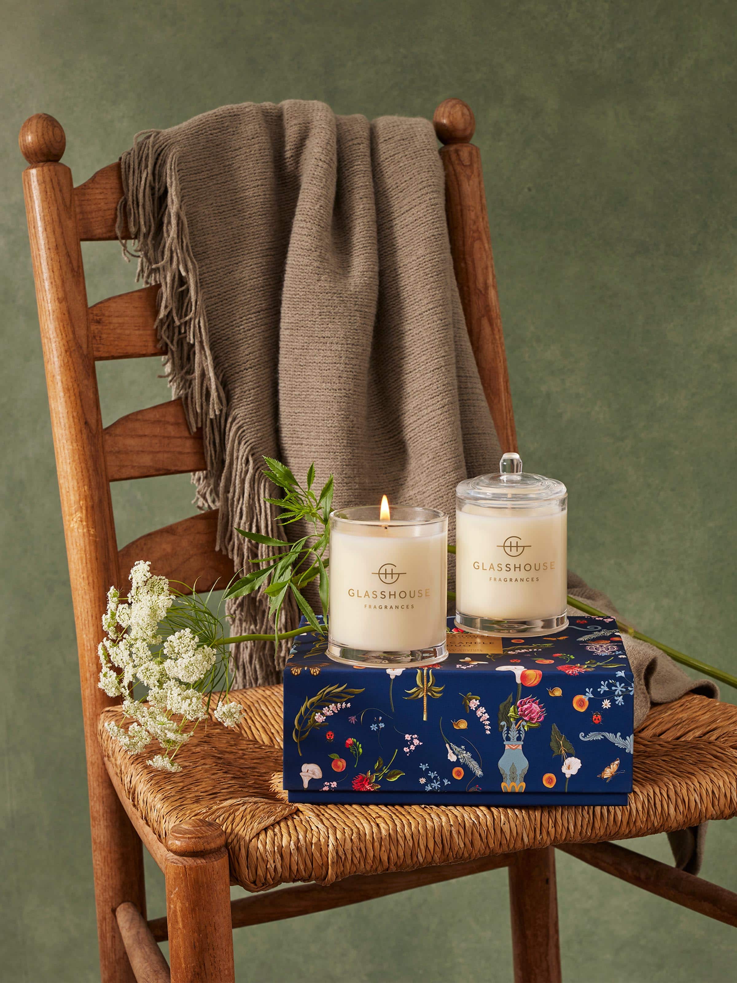 Glasshouse Fragrances Limited Edition Mothers Day Duo Candle Set