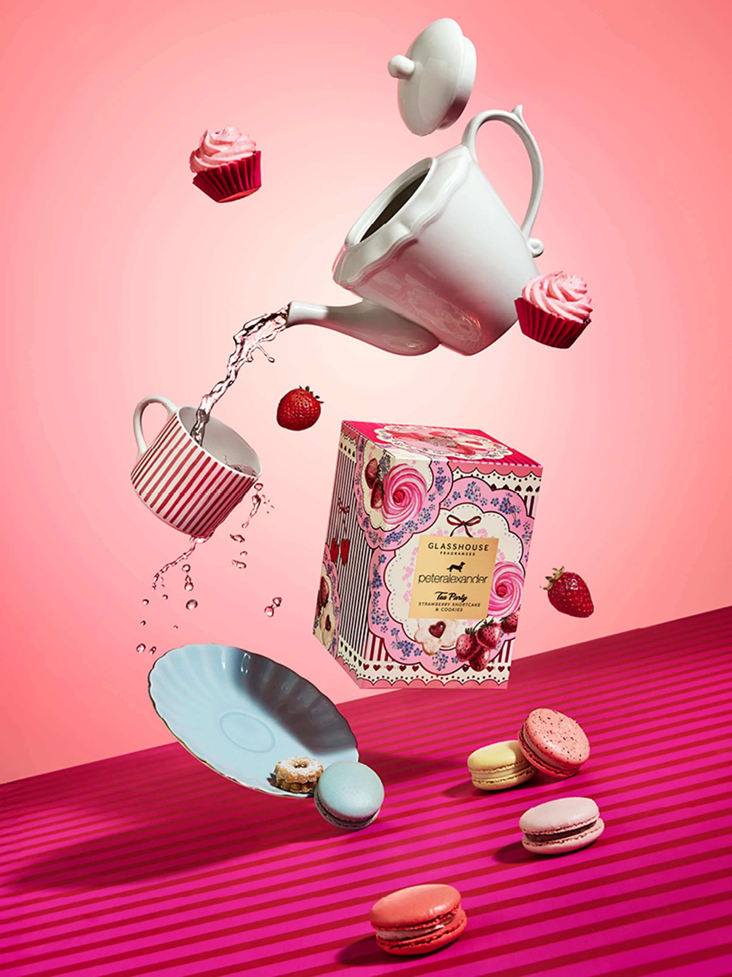 Image for Glasshouse Fragrances Limited Edition Tea Party 380G Candle from Peter Alexander