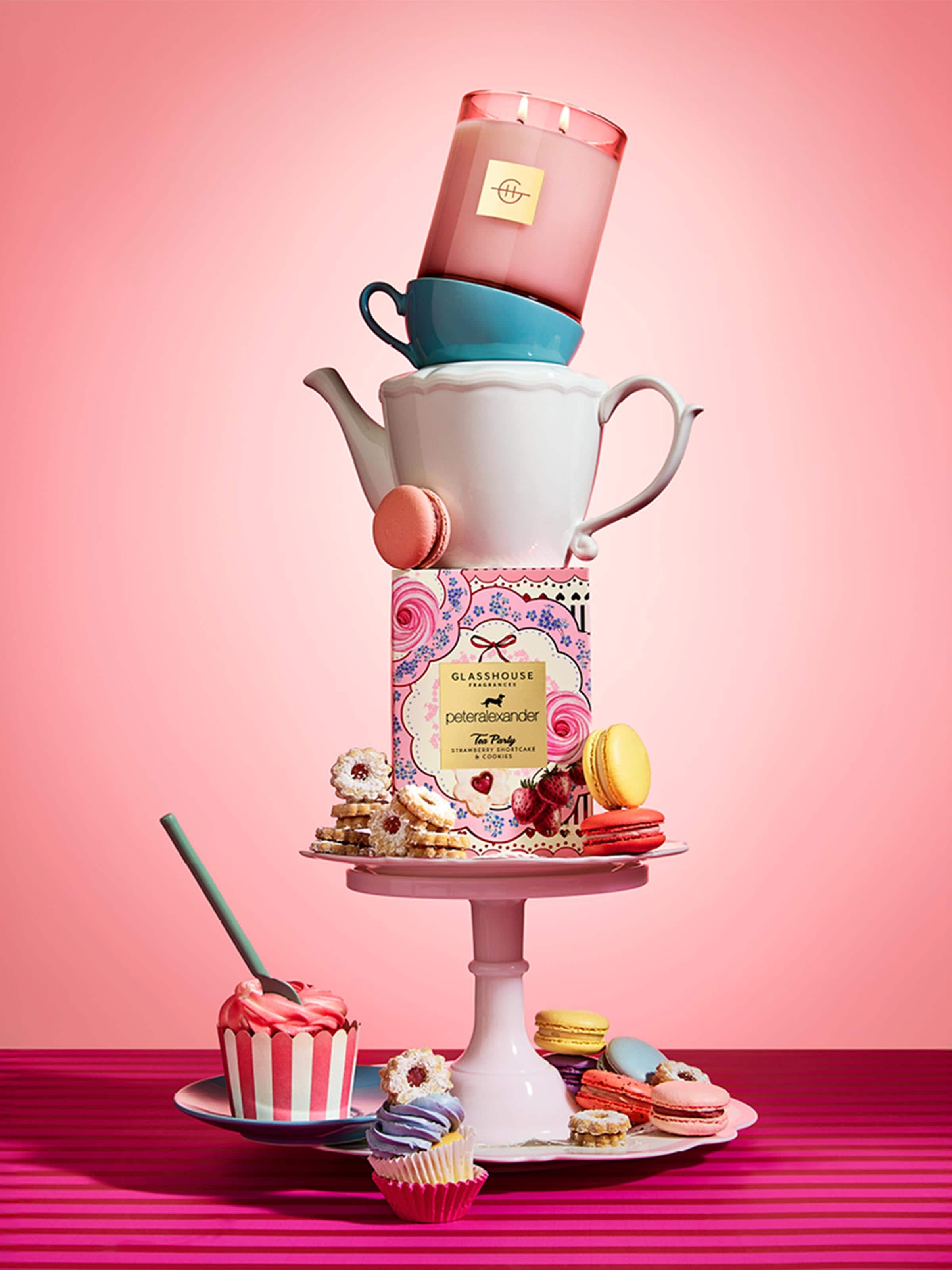 Glasshouse Fragrances Limited Edition Tea Party 380G Candle