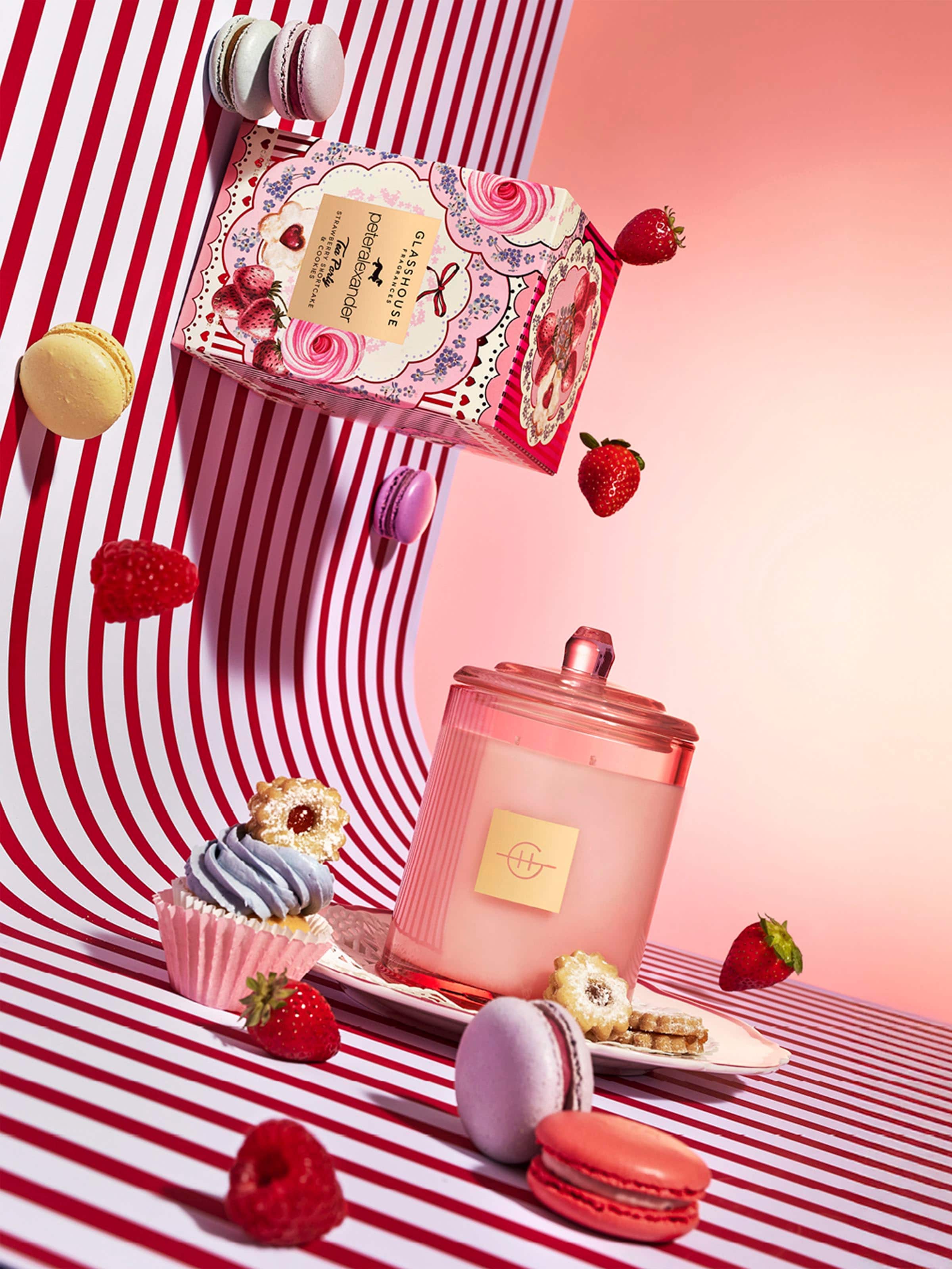 Image for Glasshouse Fragrances Limited Edition Tea Party 380G Candle from Peter Alexander