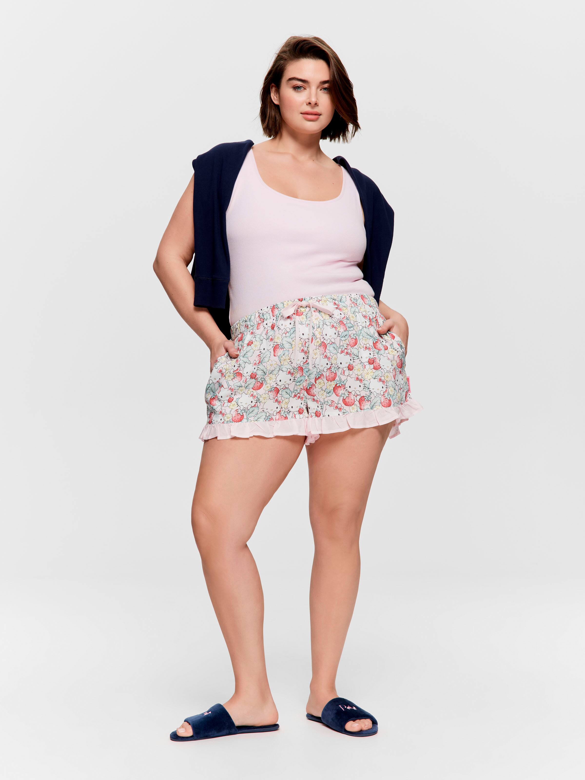 P.A. Plus Hello Kitty Strawberry Frill Mini Short