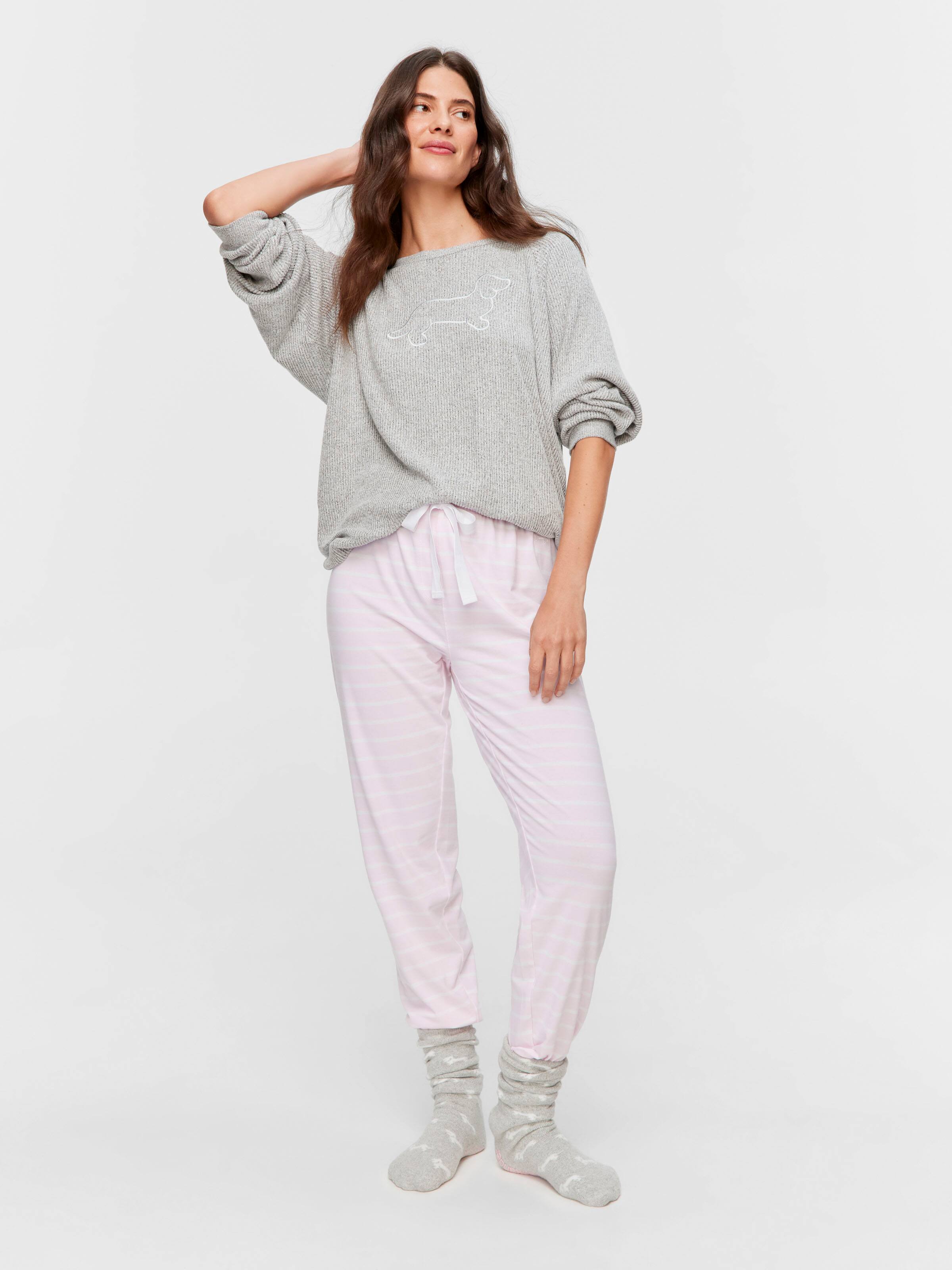 Pink Stripe Easy Pj Pant