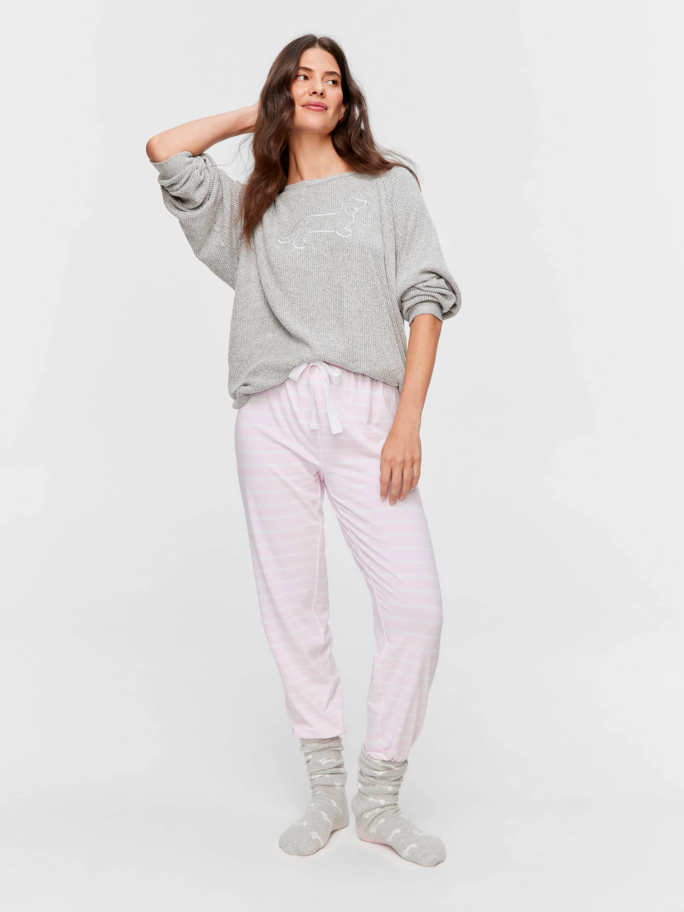Image for Pink Stripe Easy Pj Pant from Peter Alexander