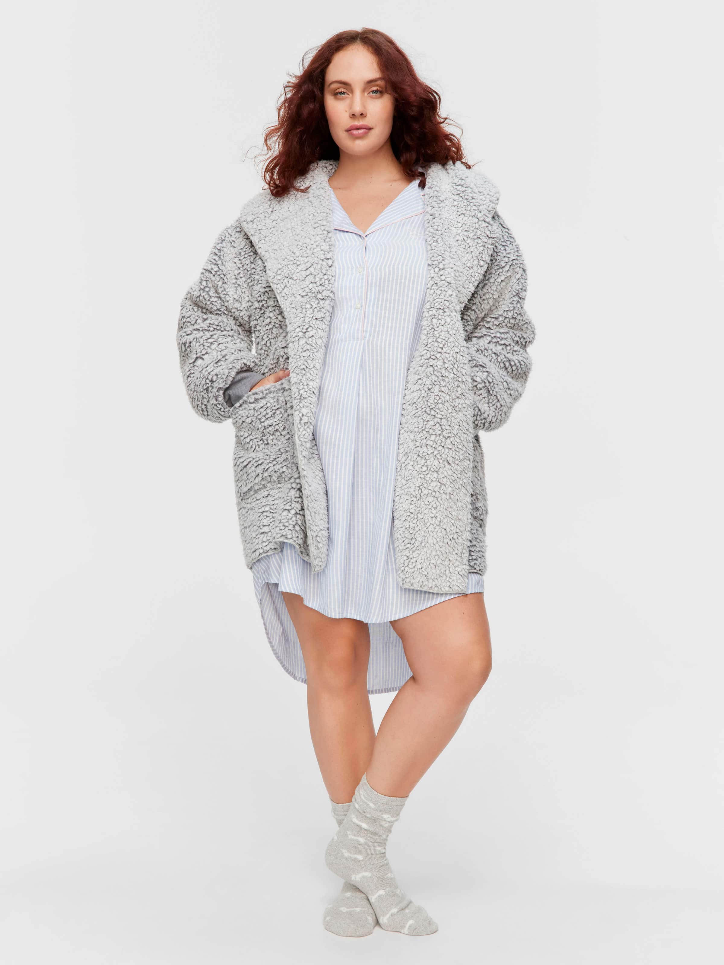 Image for P.A. Plus Cosy Teddy Shrug from Peter Alexander