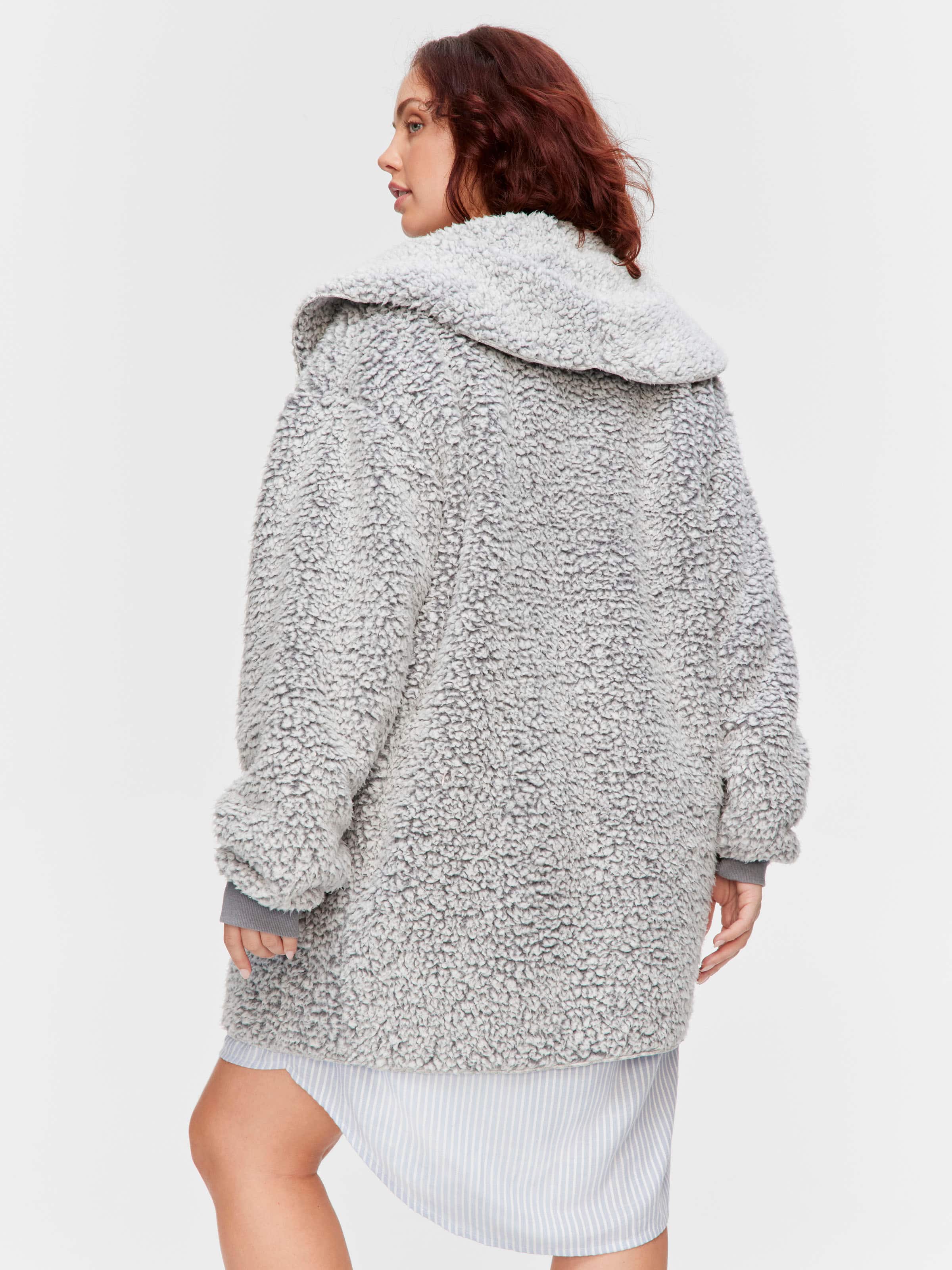 Image for P.A. Plus Cosy Teddy Shrug from Peter Alexander