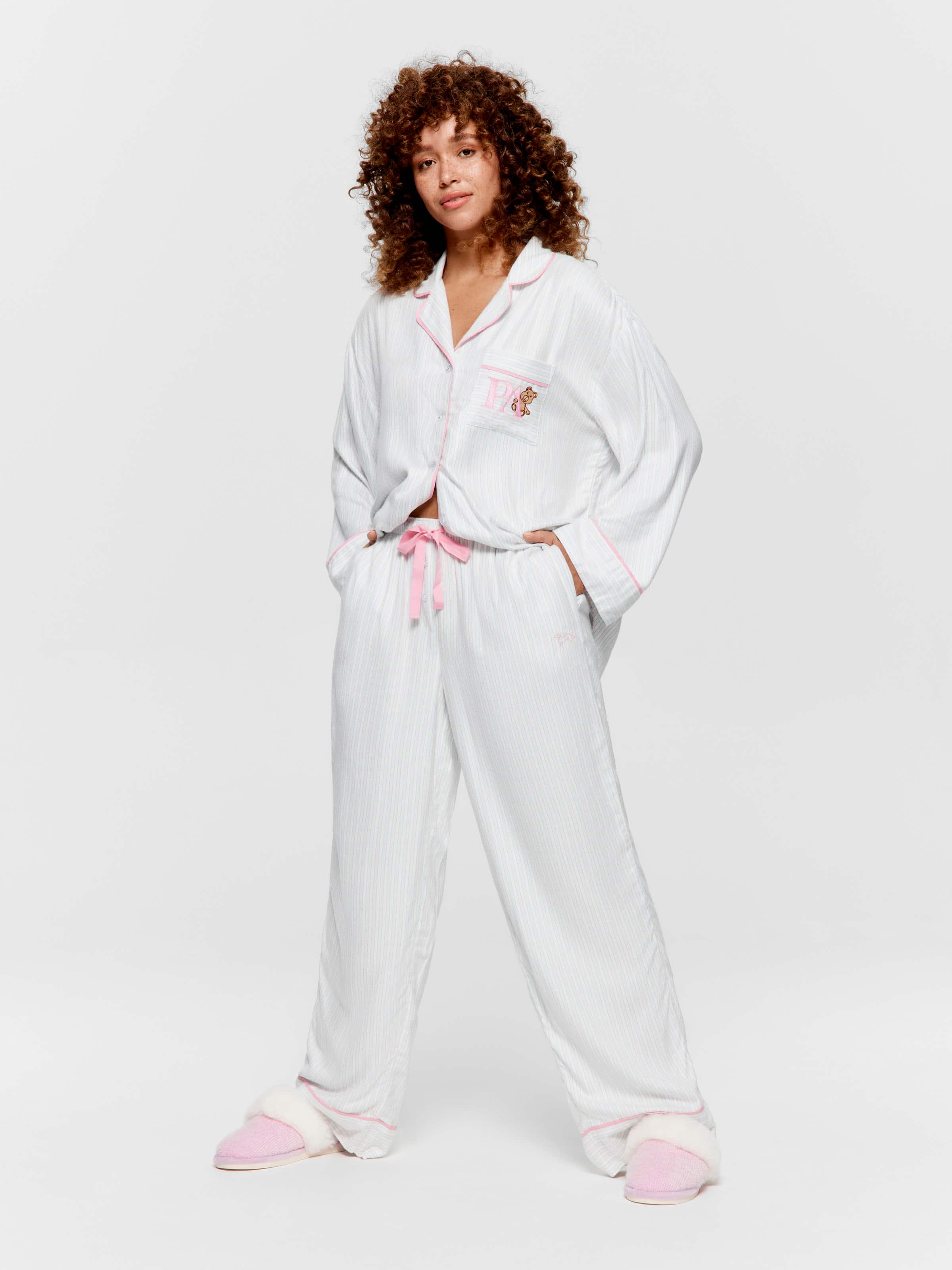 Image for Mint Candy Stripe Viscose Flannelette Classic Pj Pant from Peter Alexander