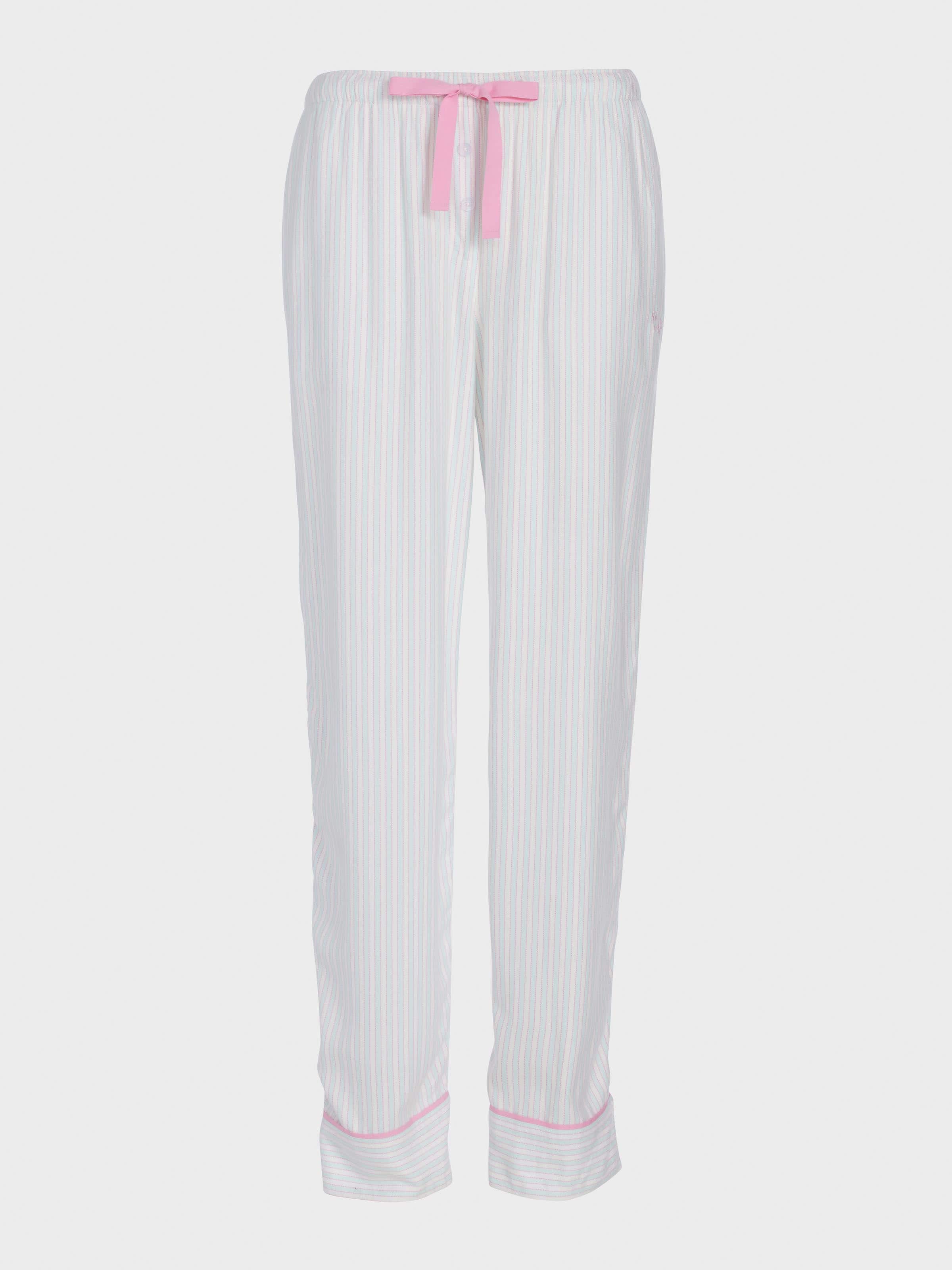 Image for Mint Candy Stripe Viscose Flannelette Classic Pj Pant from Peter Alexander
