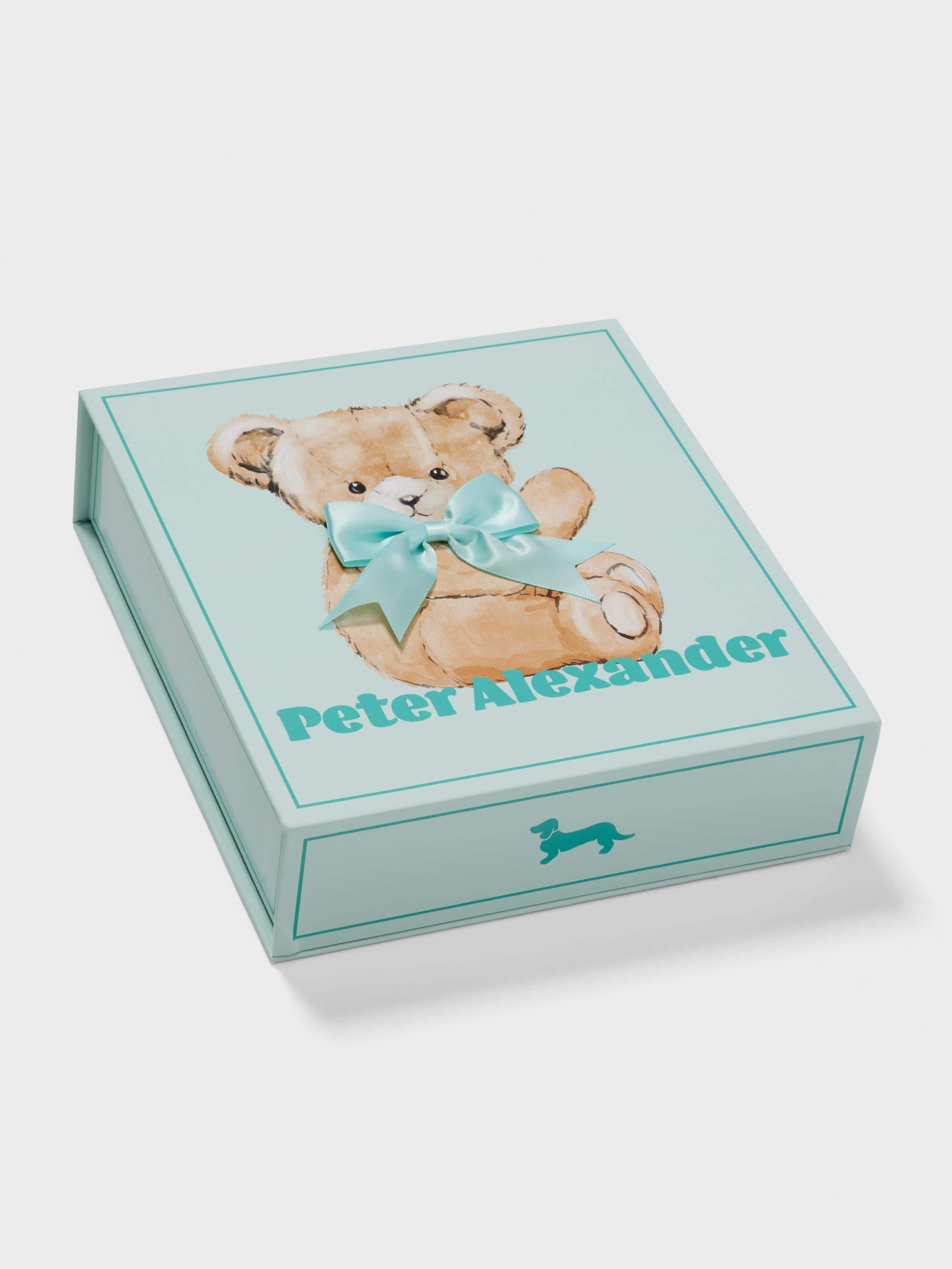 Image for Mint Teddy Bears Chic Satin Shortie Pj Set from Peter Alexander