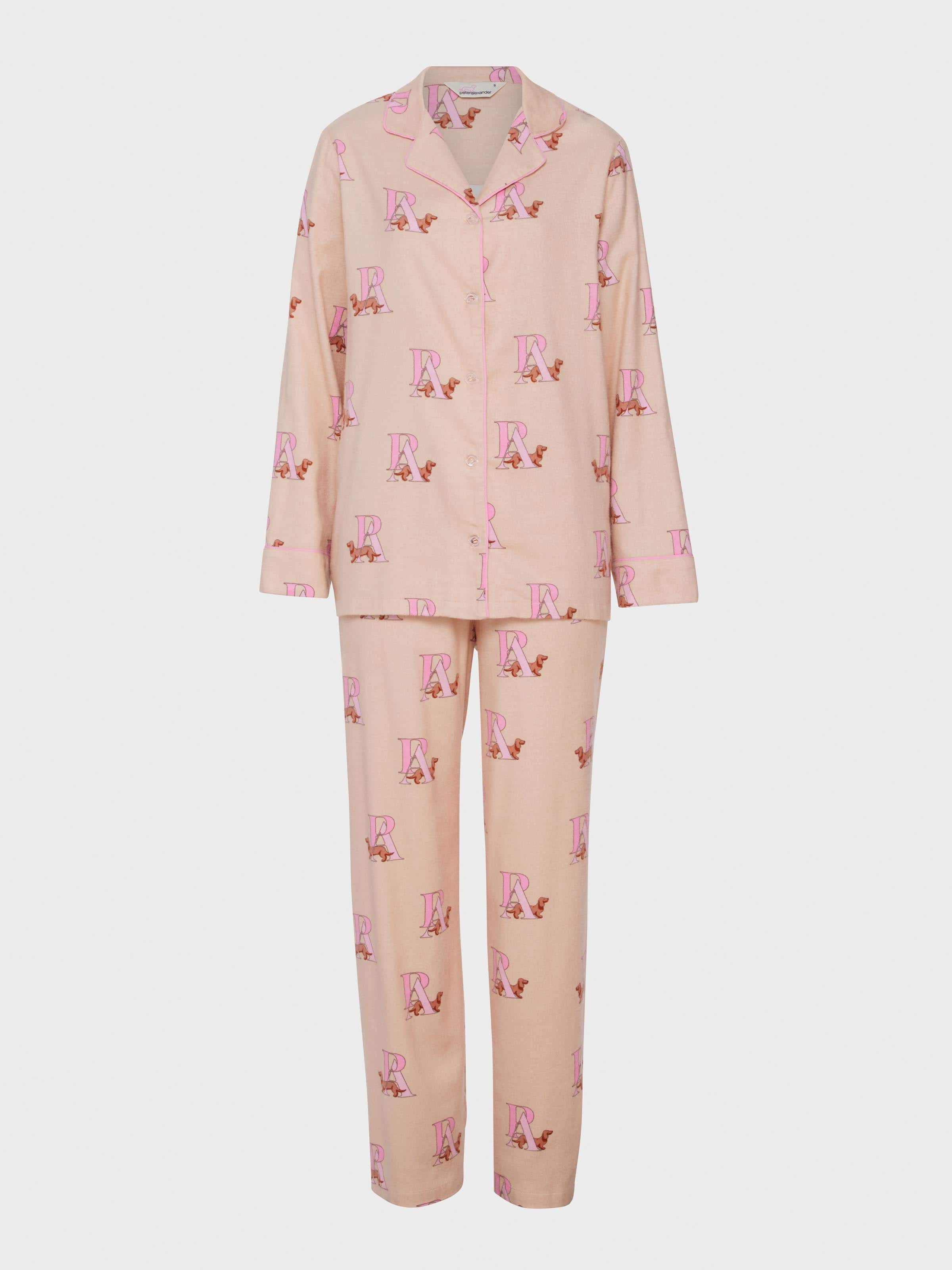 Image for Penny Monogram Bamboo Flannelette Classic Pj Set from Peter Alexander