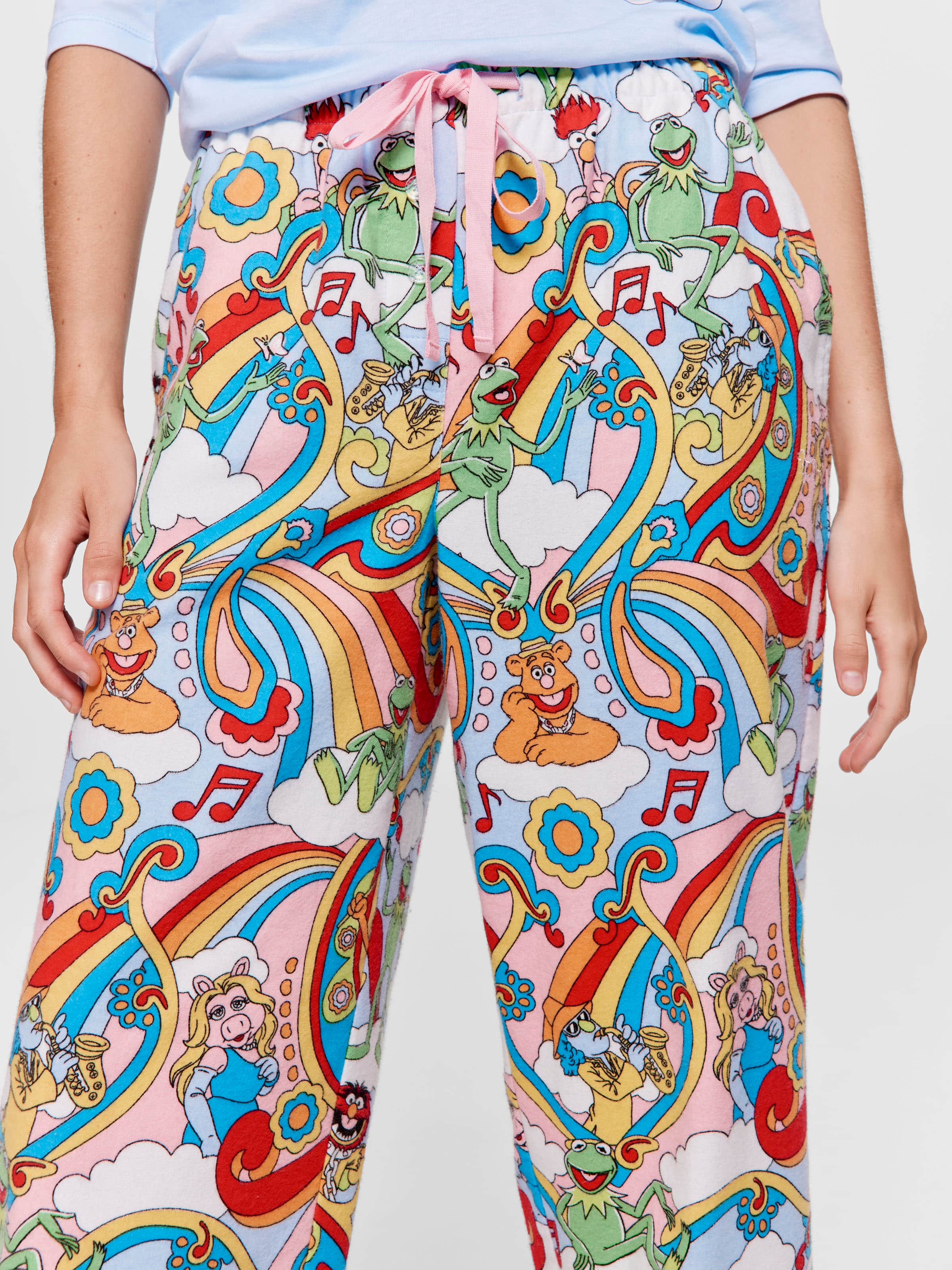Image for The Muppets Rainbow Classic Flannelette Pj Pant from Peter Alexander