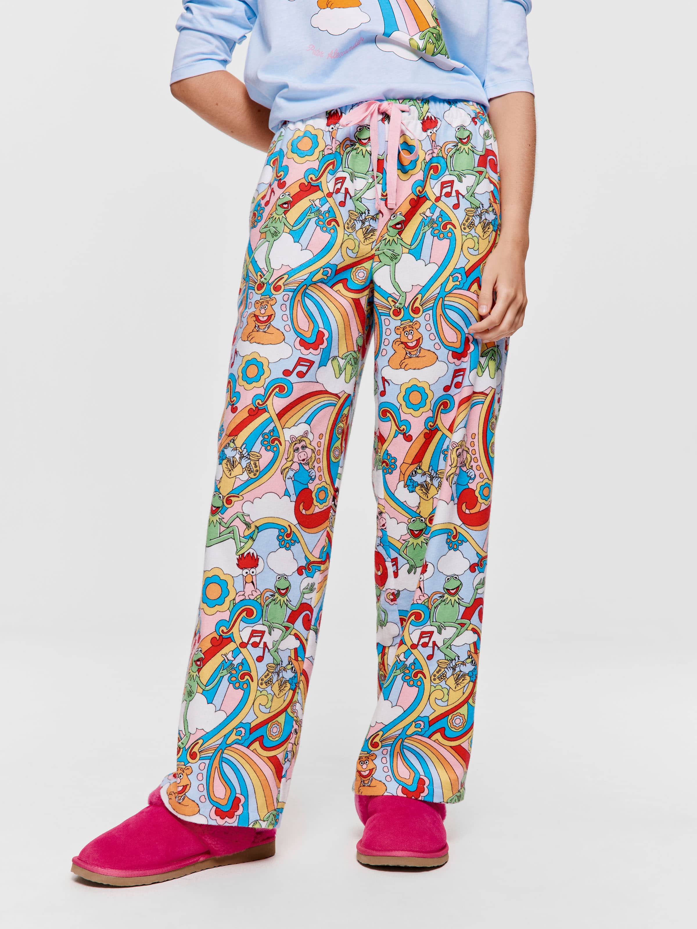 Image for The Muppets Rainbow Classic Flannelette Pj Pant from Peter Alexander