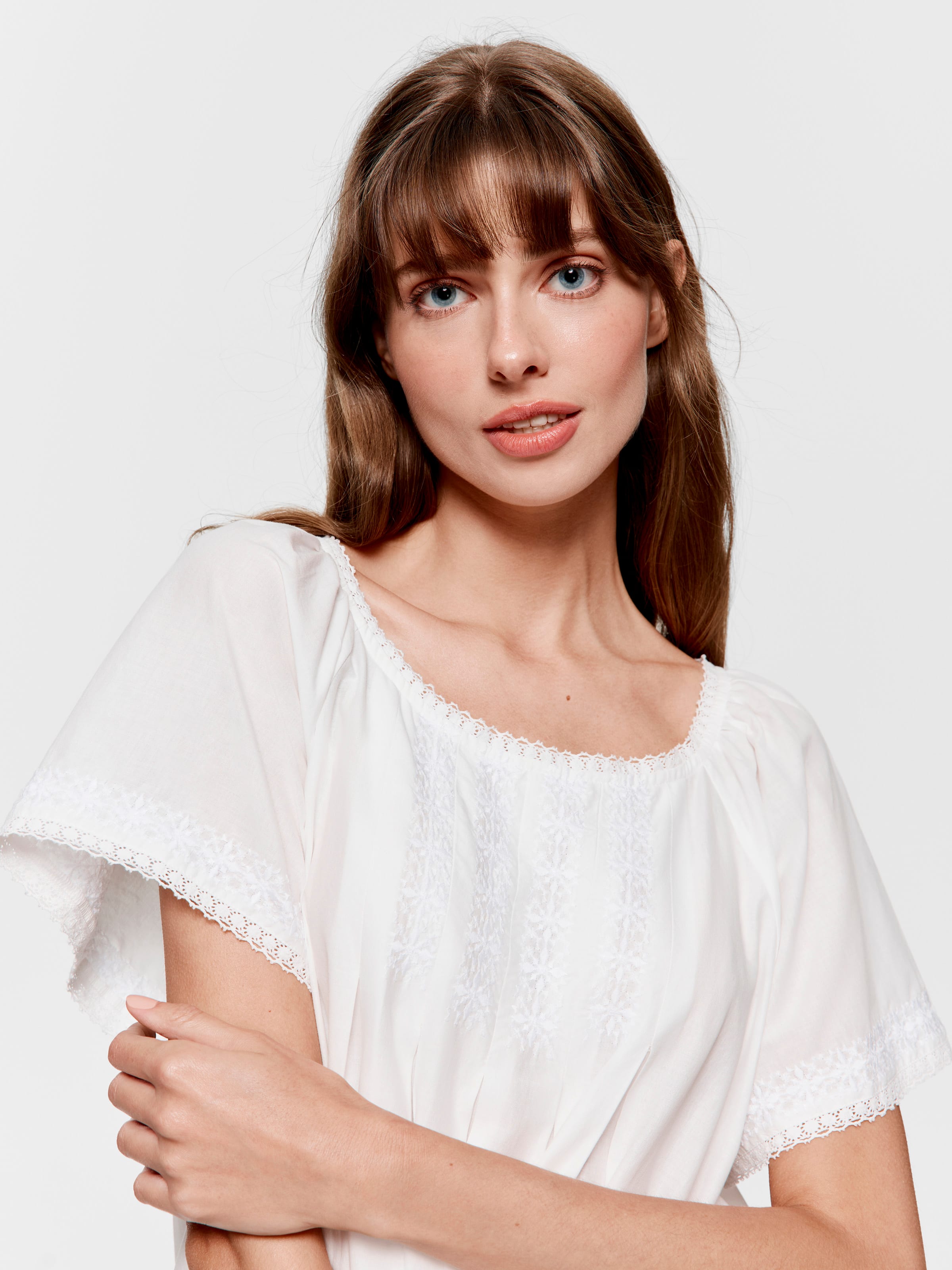 Image for Edwardian Soft Cotton Nightie from Peter Alexander