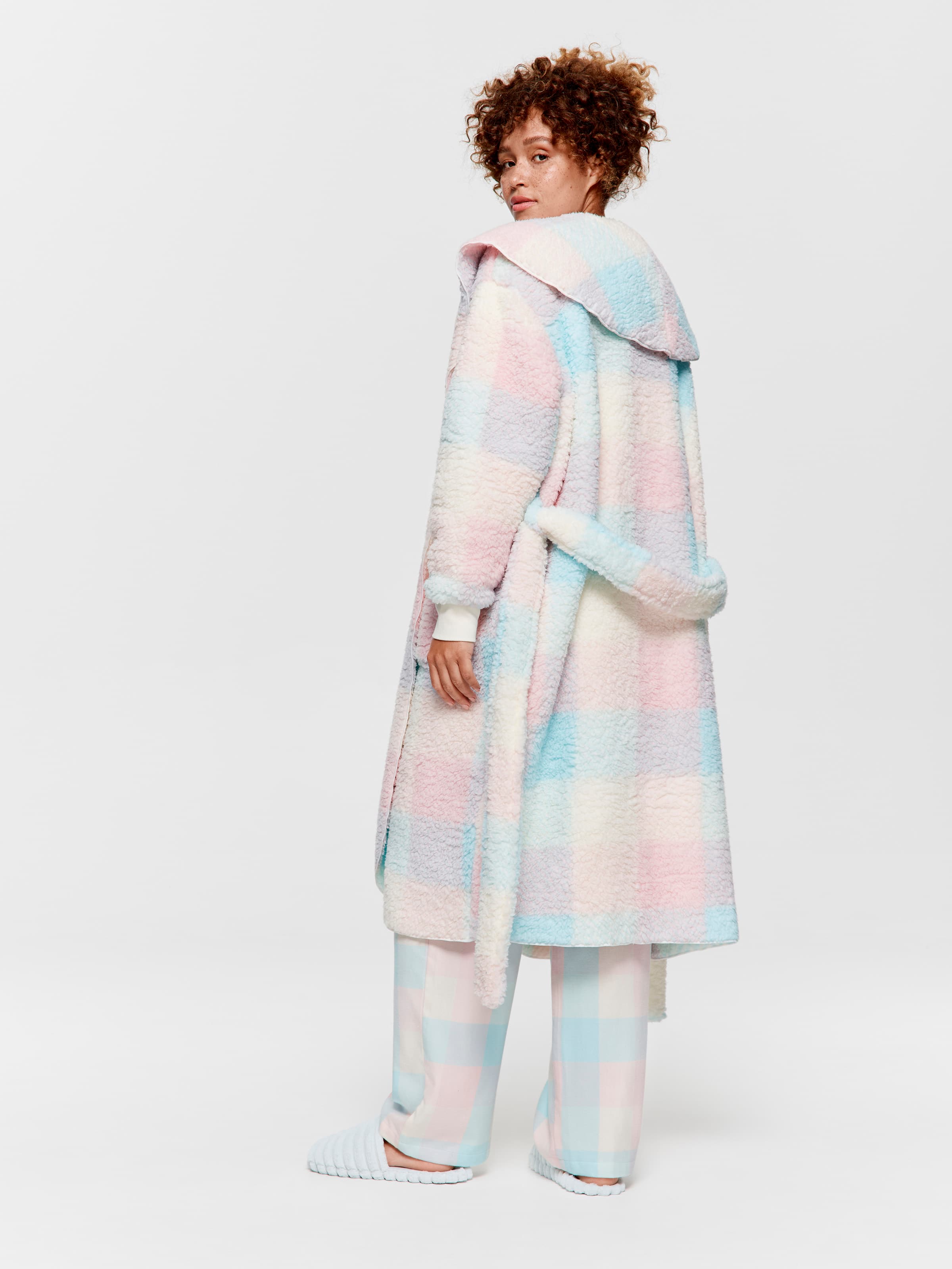Image for Buffalo Check Teddy Gown from Peter Alexander