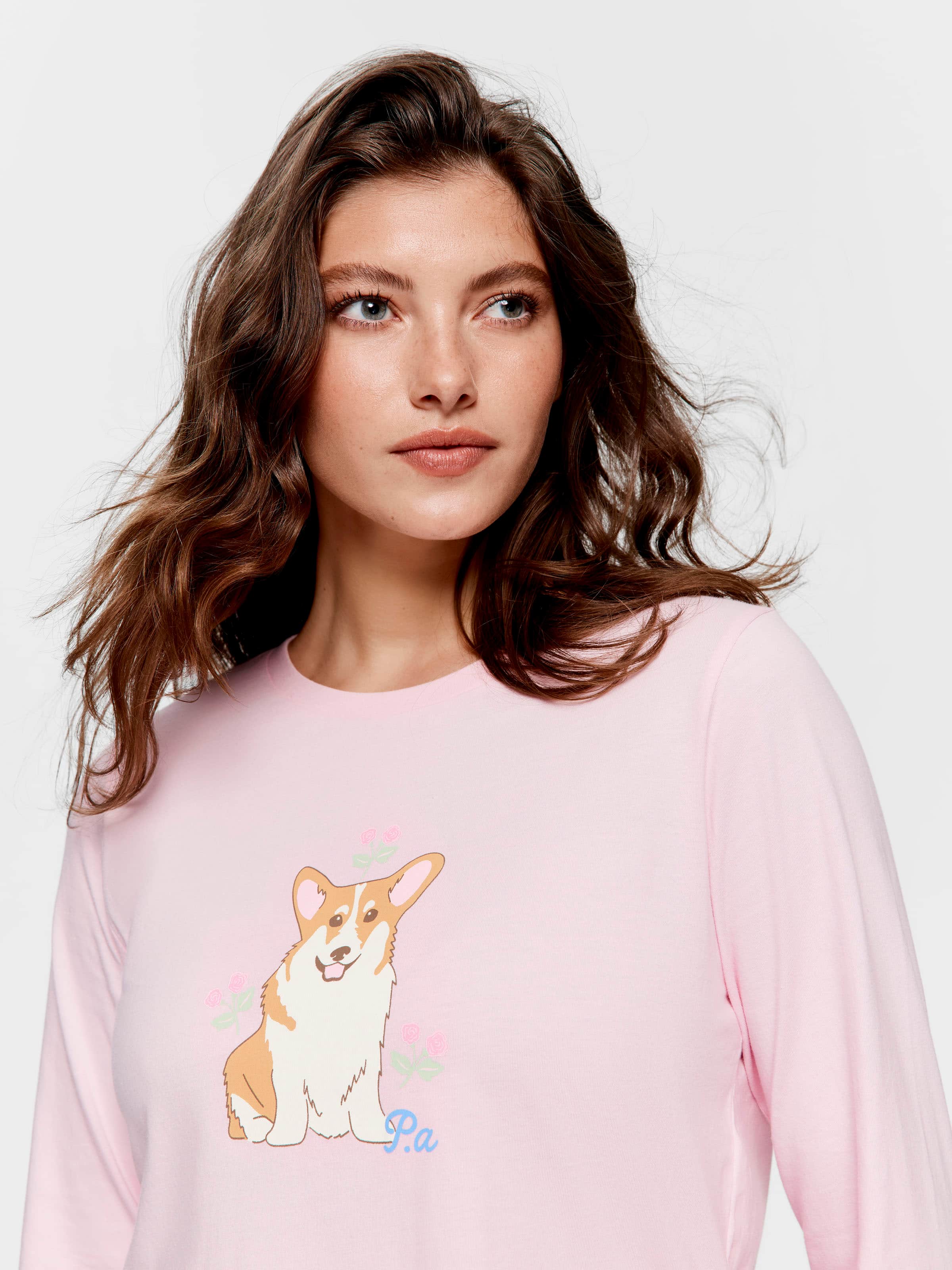 Image for Corgi Long Sleeve Top from Peter Alexander
