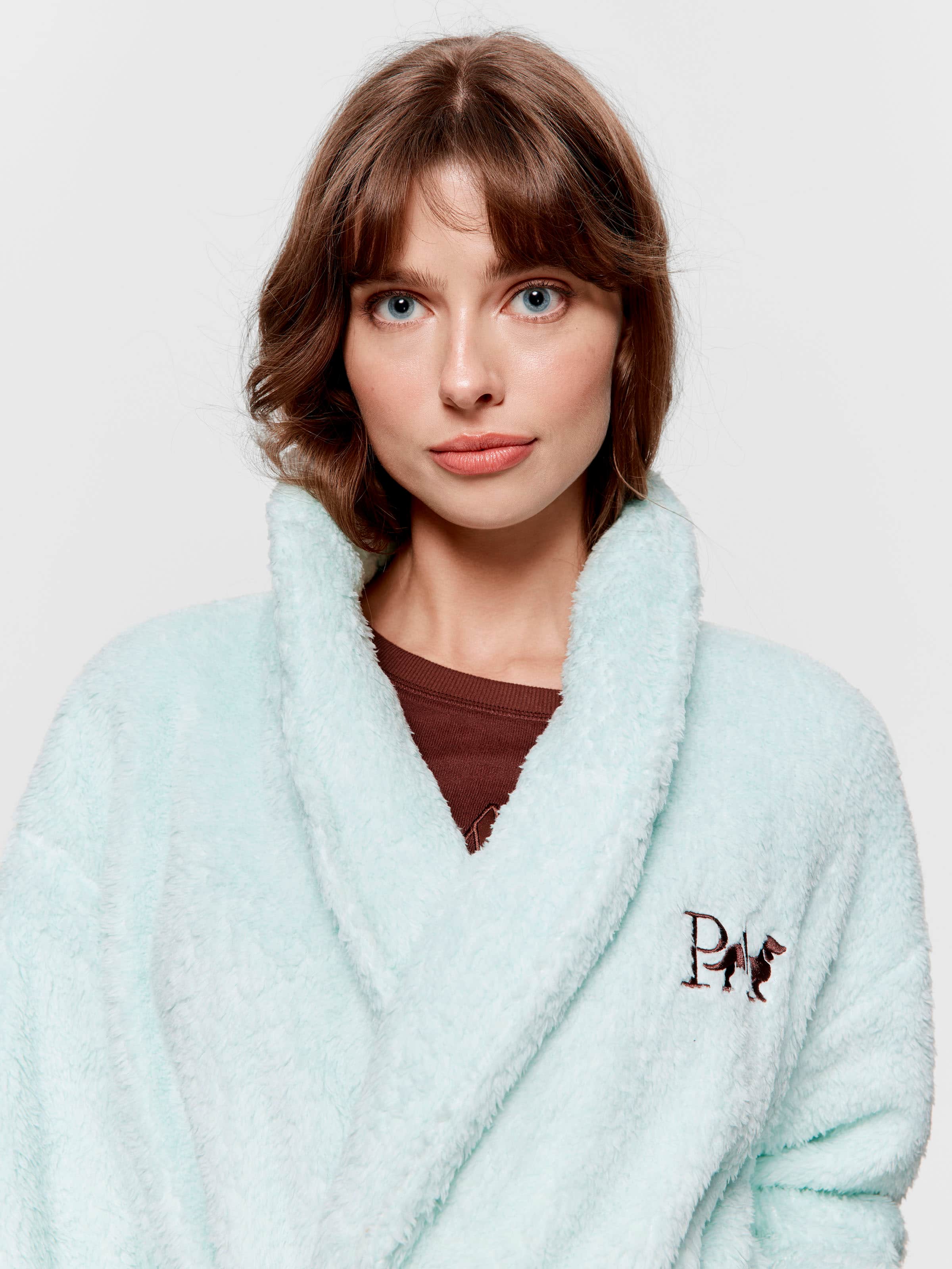 Image for Mint Fluffy Gown from Peter Alexander