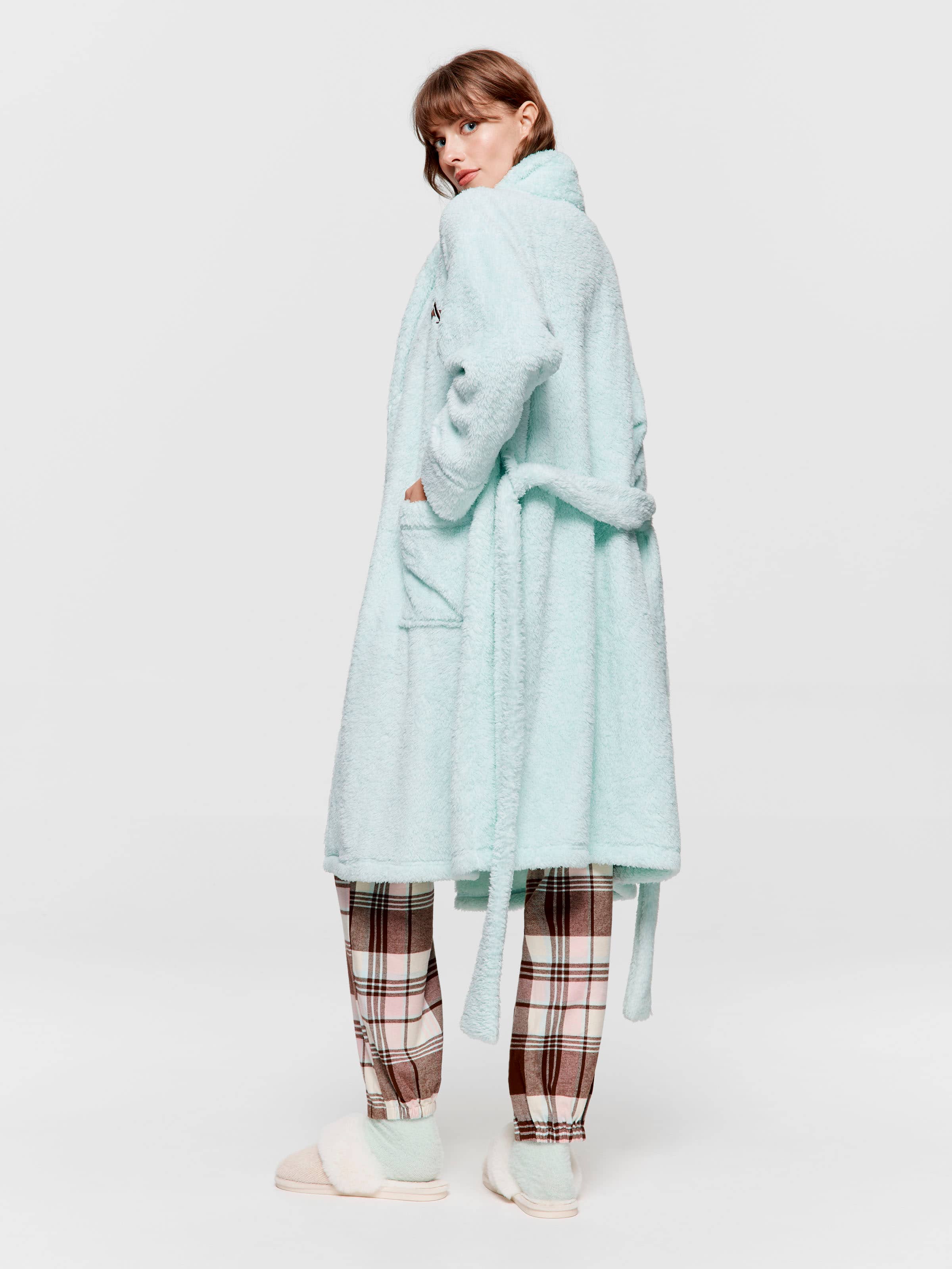 Image for Mint Fluffy Gown from Peter Alexander