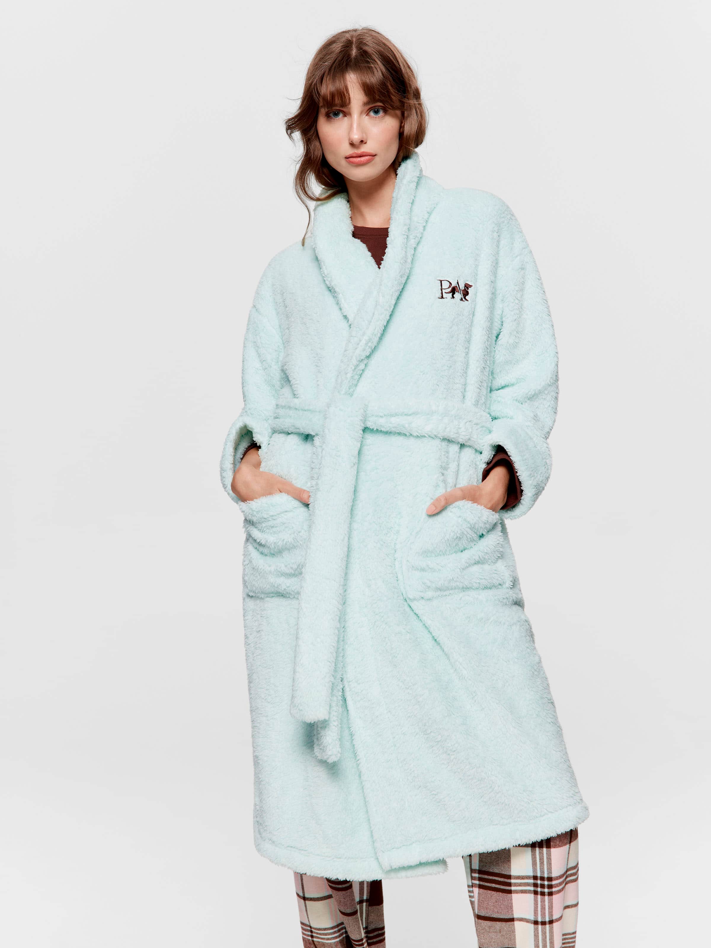 Image for Mint Fluffy Gown from Peter Alexander